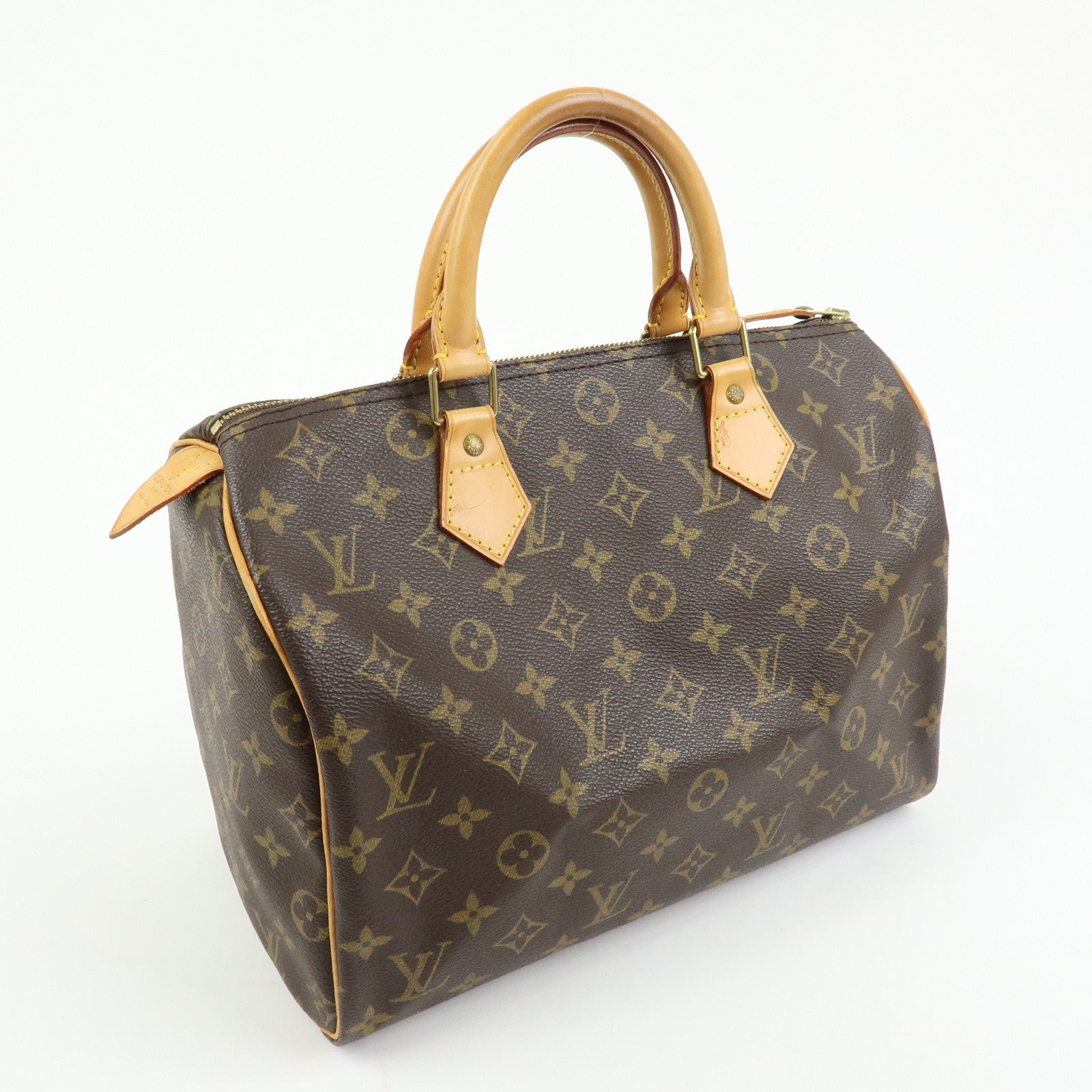Louis Vuitton Monogram Speedy 30 Boston Bag Hand Bag Brown M41526