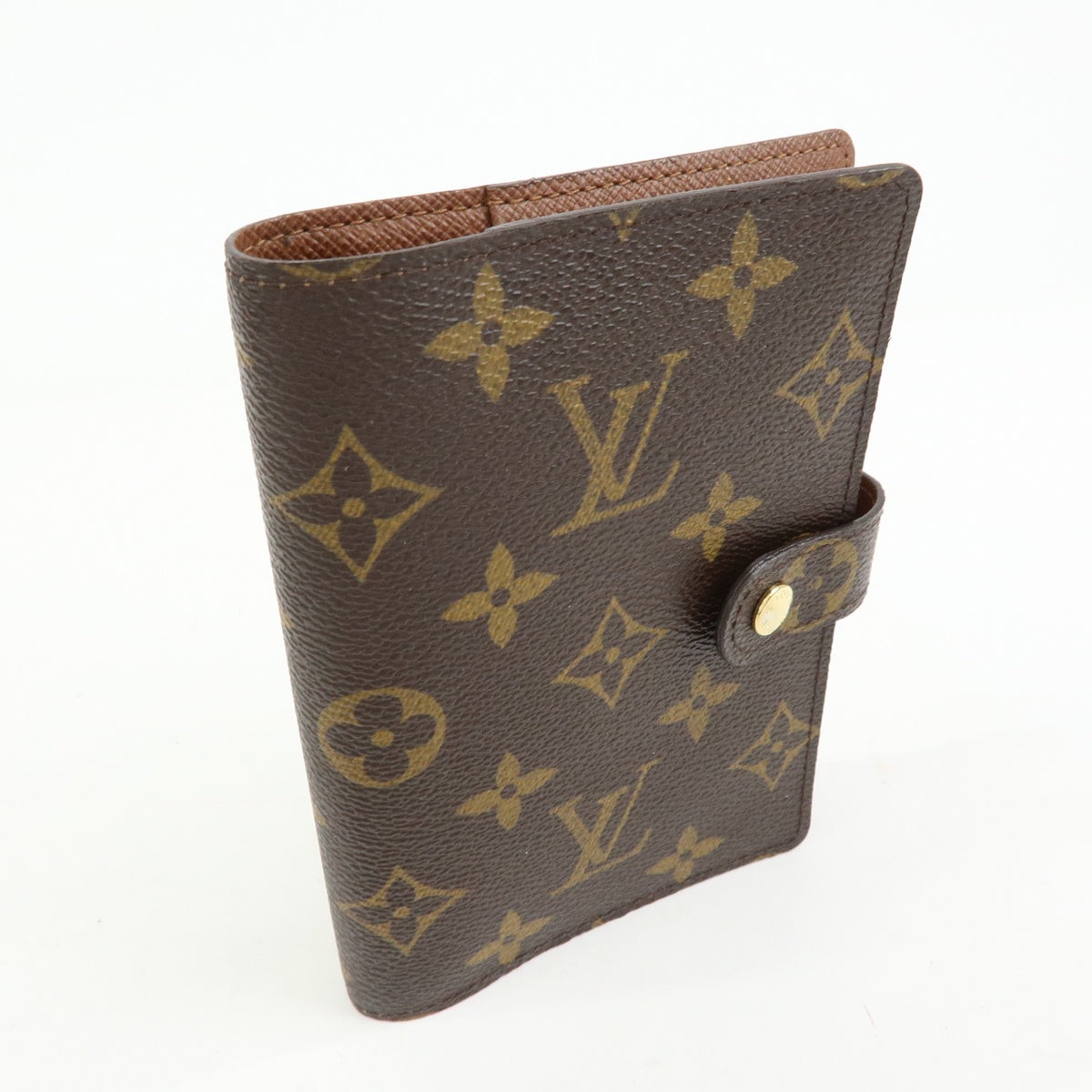 Louis Vuitton Monogram Agenda PM Planner Cover Brown R20005