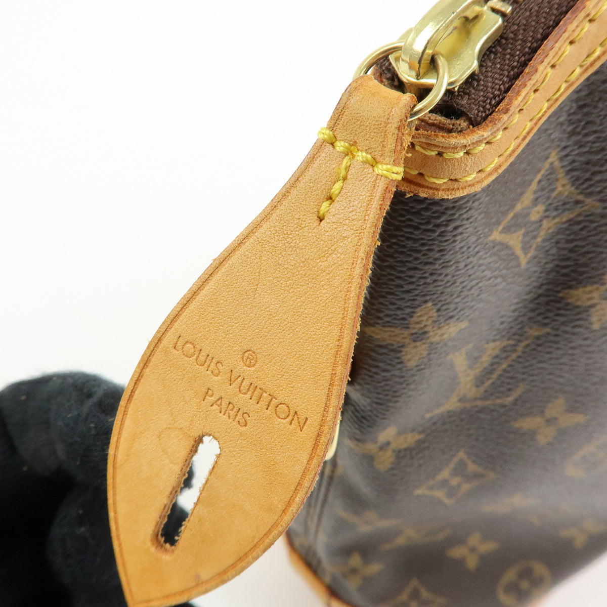 Louis Vuitton Monogram Lockit Hand Bag Tote Bag Brown M40102