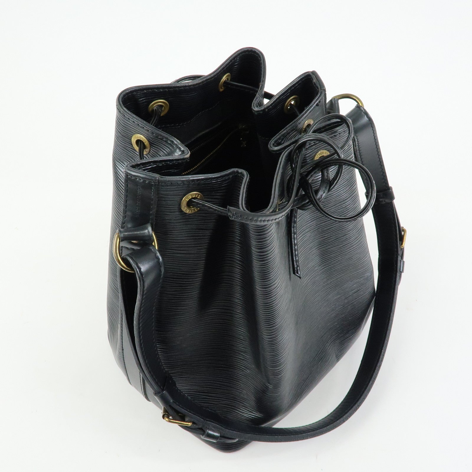 Louis Vuitton Epi Leather Petit Noe Shoulder Bag Noir Black M59012
