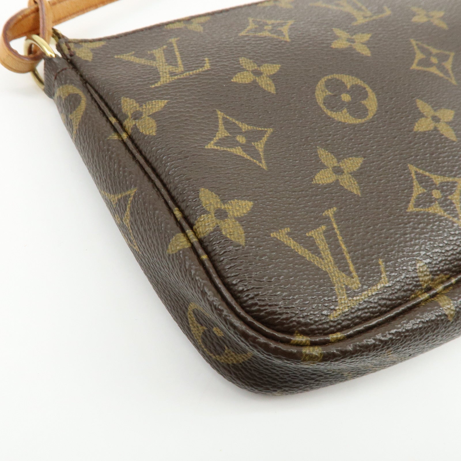 Louis Vuitton Monogram Pochette Accessoires Pouch Hand Bag M51980