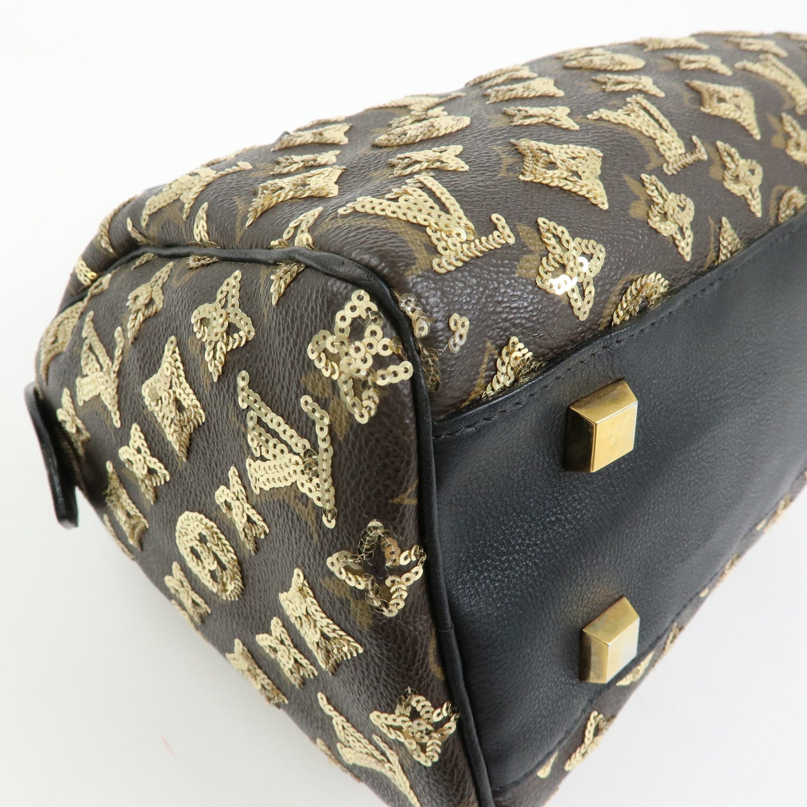 Louis Vuitton Monogram Eclipse Speedy 30 Hand Bag Noir M40244