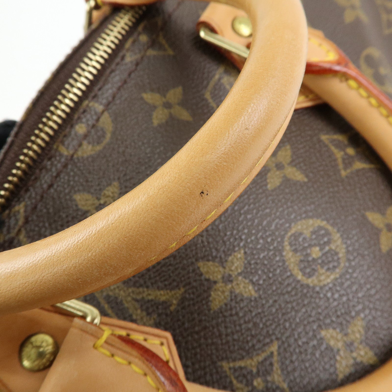 Louis Vuitton Monogram Speedy 35 Boston Bag Hand Bag Brown M41524