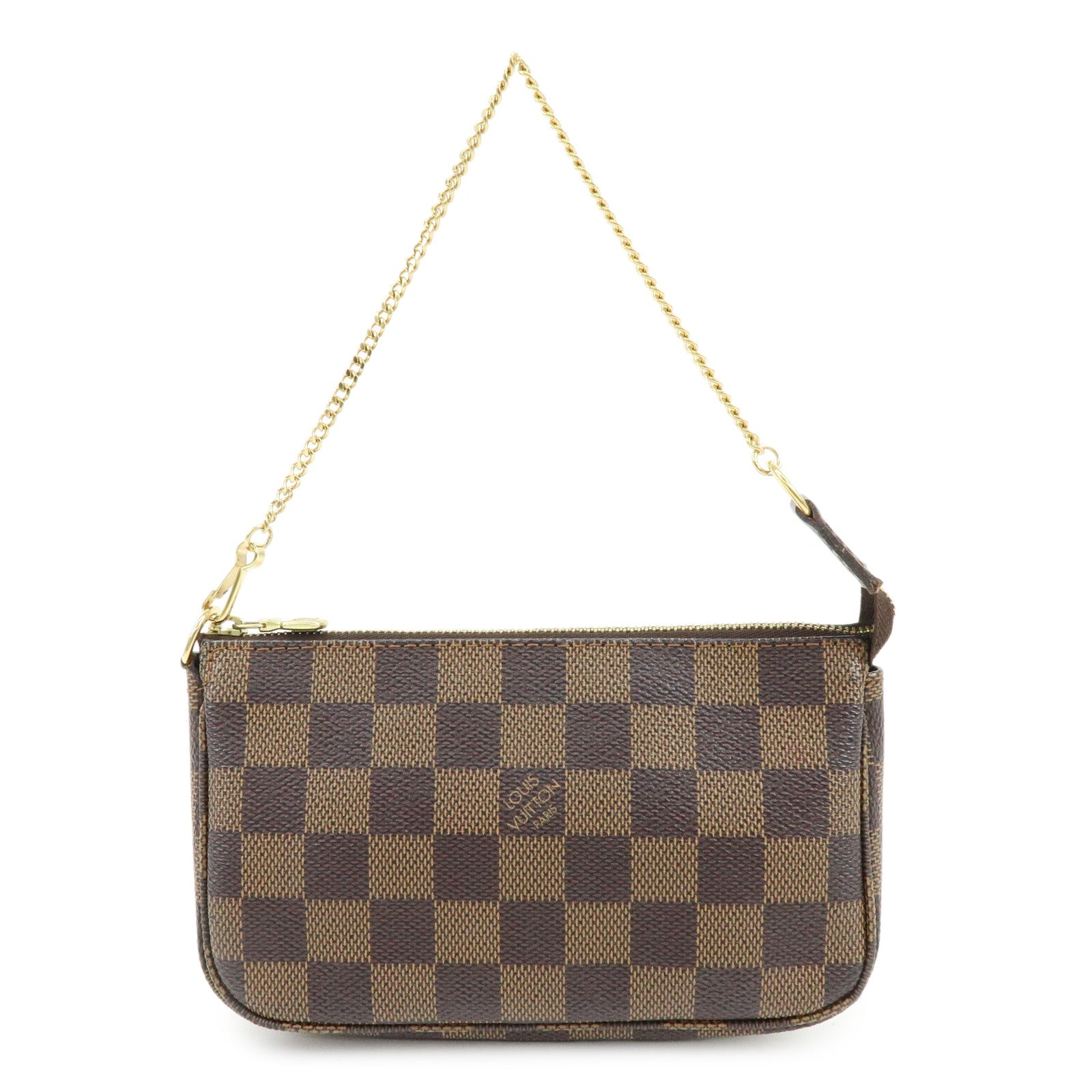 Louis Vuitton Damier Ebene Mini Pochette Accessoires Hand Bag