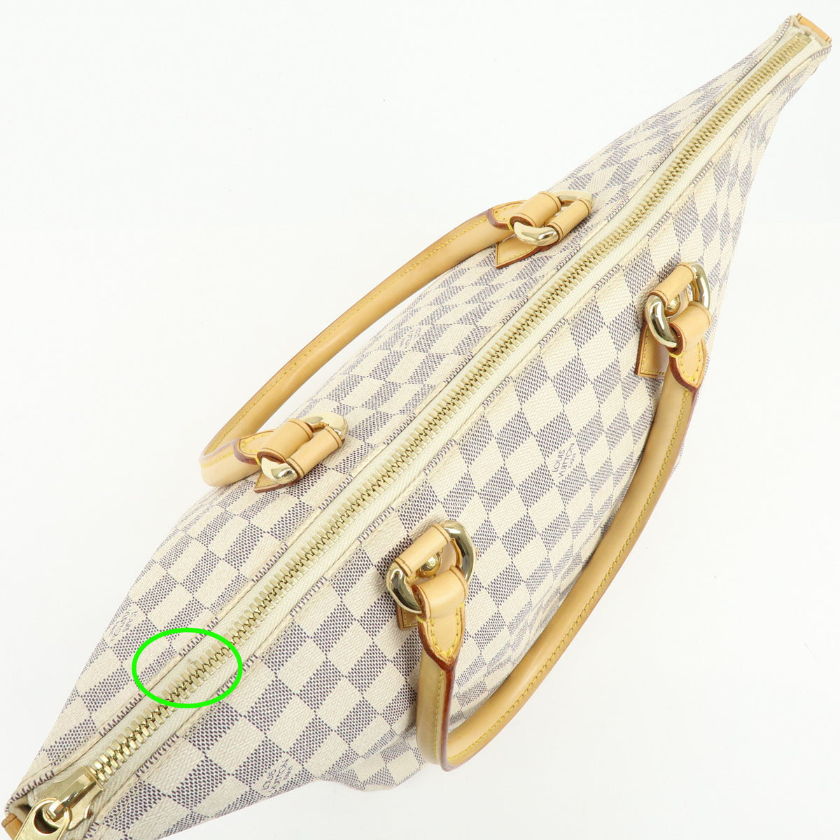 Louis Vuitton Damier Azur Saleya MM Tote Bag Hand Bag N51185