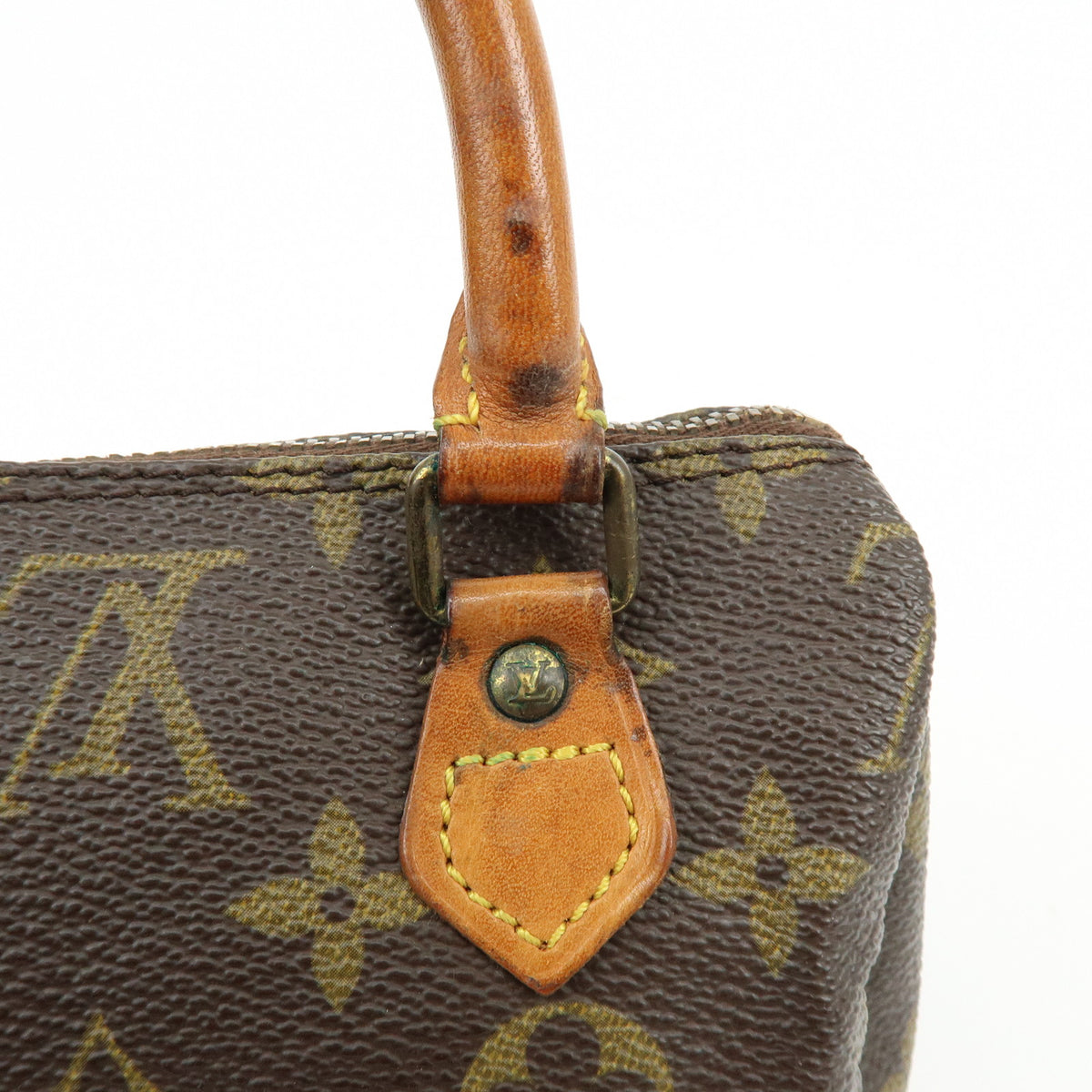 Louis Vuitton Monogram Canvas Mini Speedy Hand Bag Brown M41534