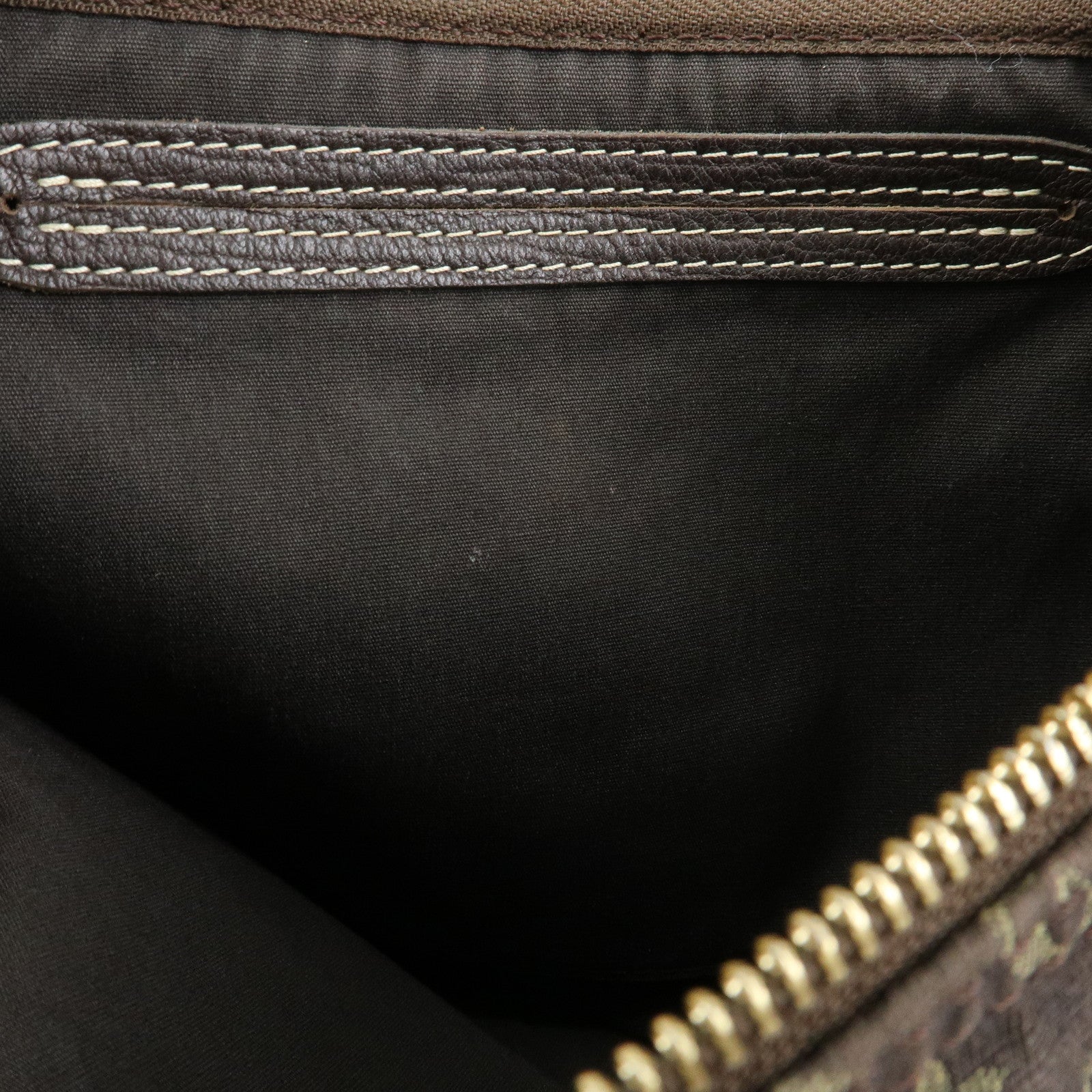 Louis Vuitton Monogram Mini Lin Speedy 30 Boston Hand Bag Ebene M95224