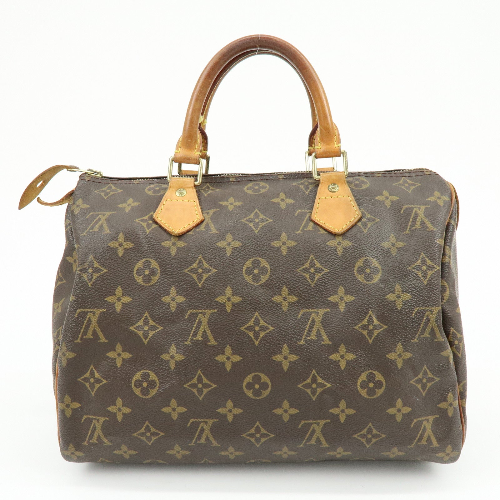 Louis Vuitton Monogram Speedy 30 Boston Bag Hand Bag Brown M41108