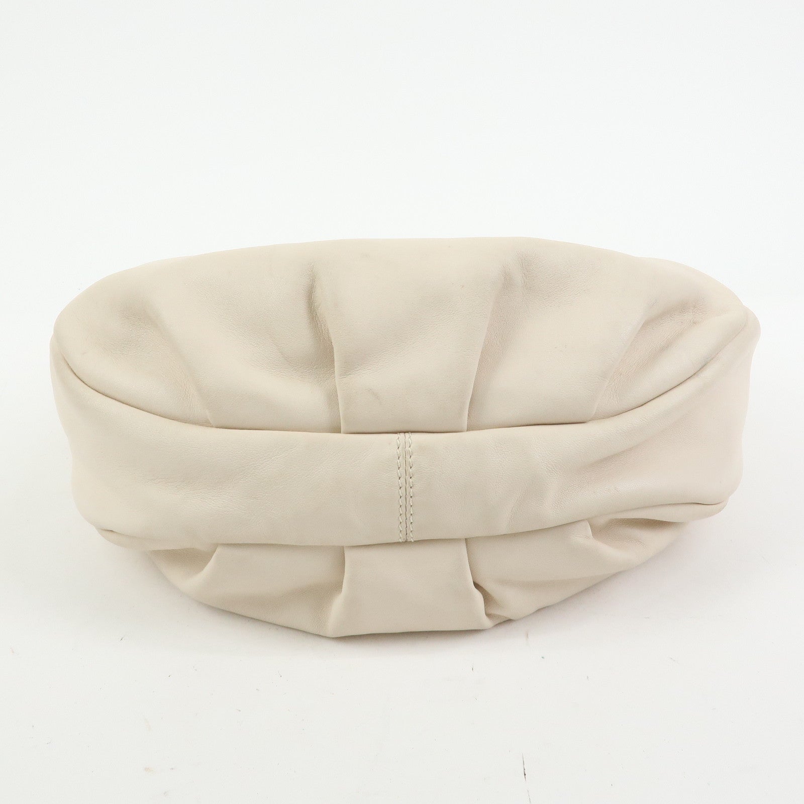 LOEWE Anagram Nappa Leather Hand Bag Shoulder Bag Ivory
