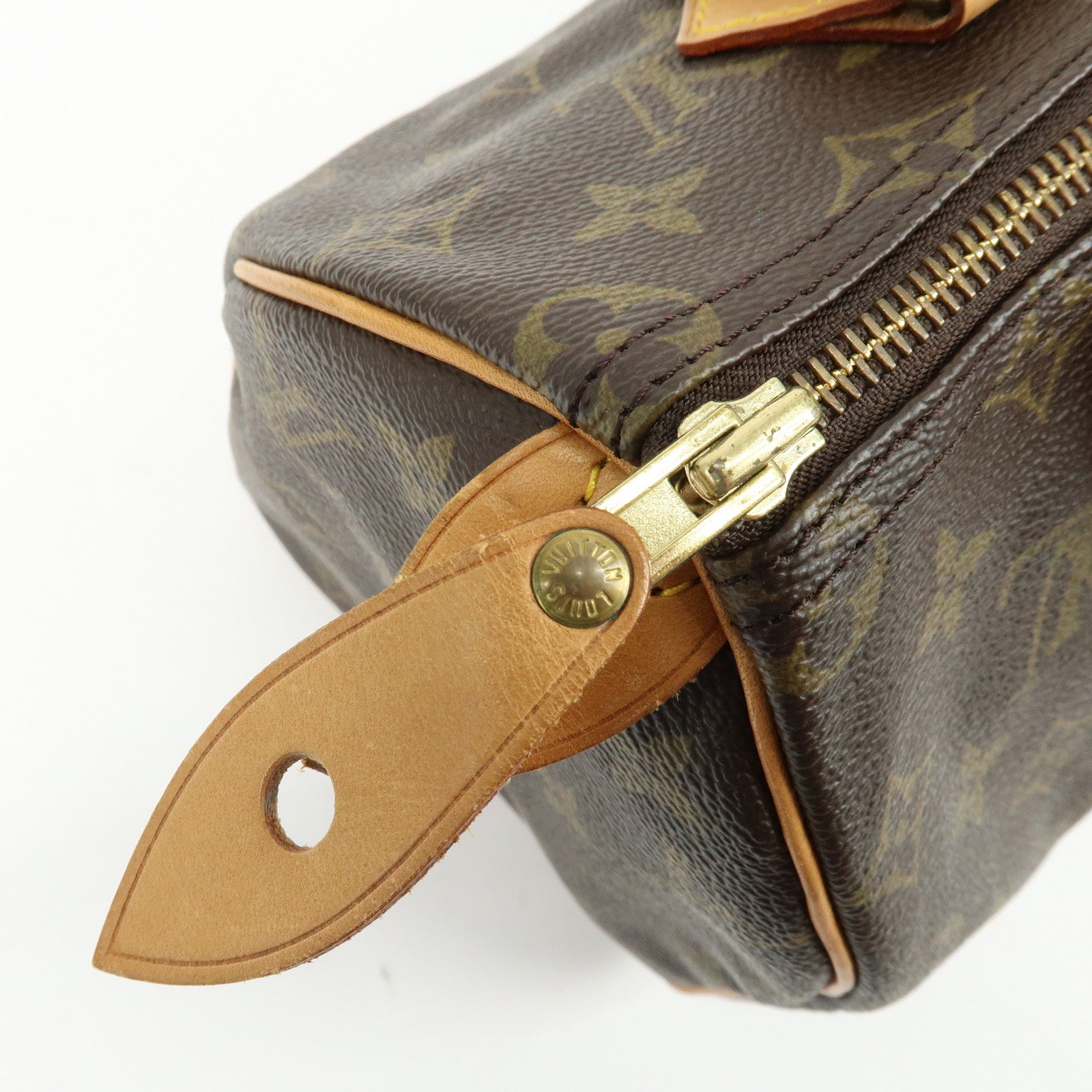 Louis Vuitton Monogram Speedy 25 Boston Bag Hand Bag Brown M41528