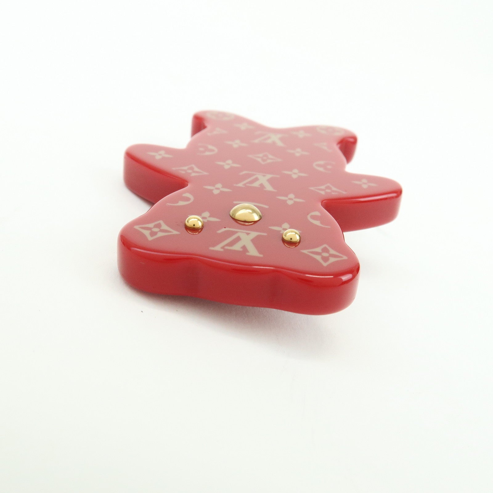 Louis Vuitton Monogram Plastic Broche Nunnours Teddy Bear M64939