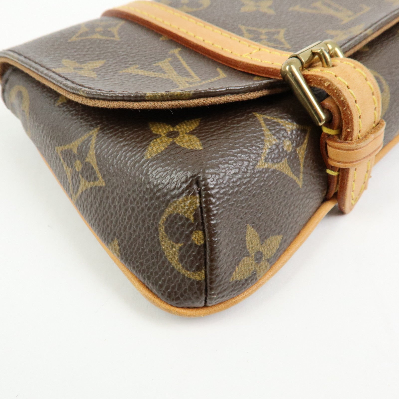Louis Vuitton Monogram Pochette Marelle Waist Body Bag Brown M51159