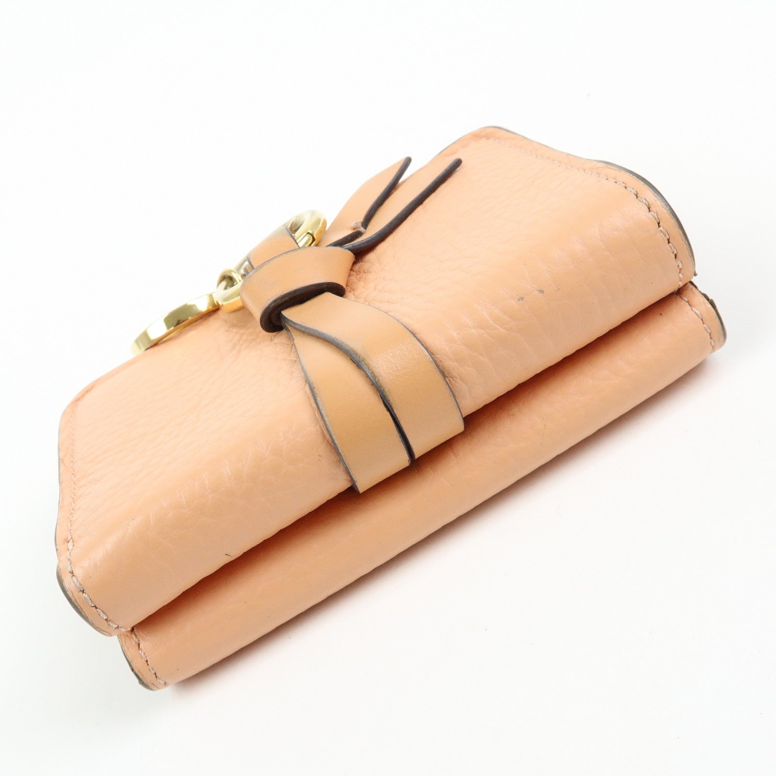 Chloe Set of 2 Alphabet Paddington Leather Long Compact Wallet