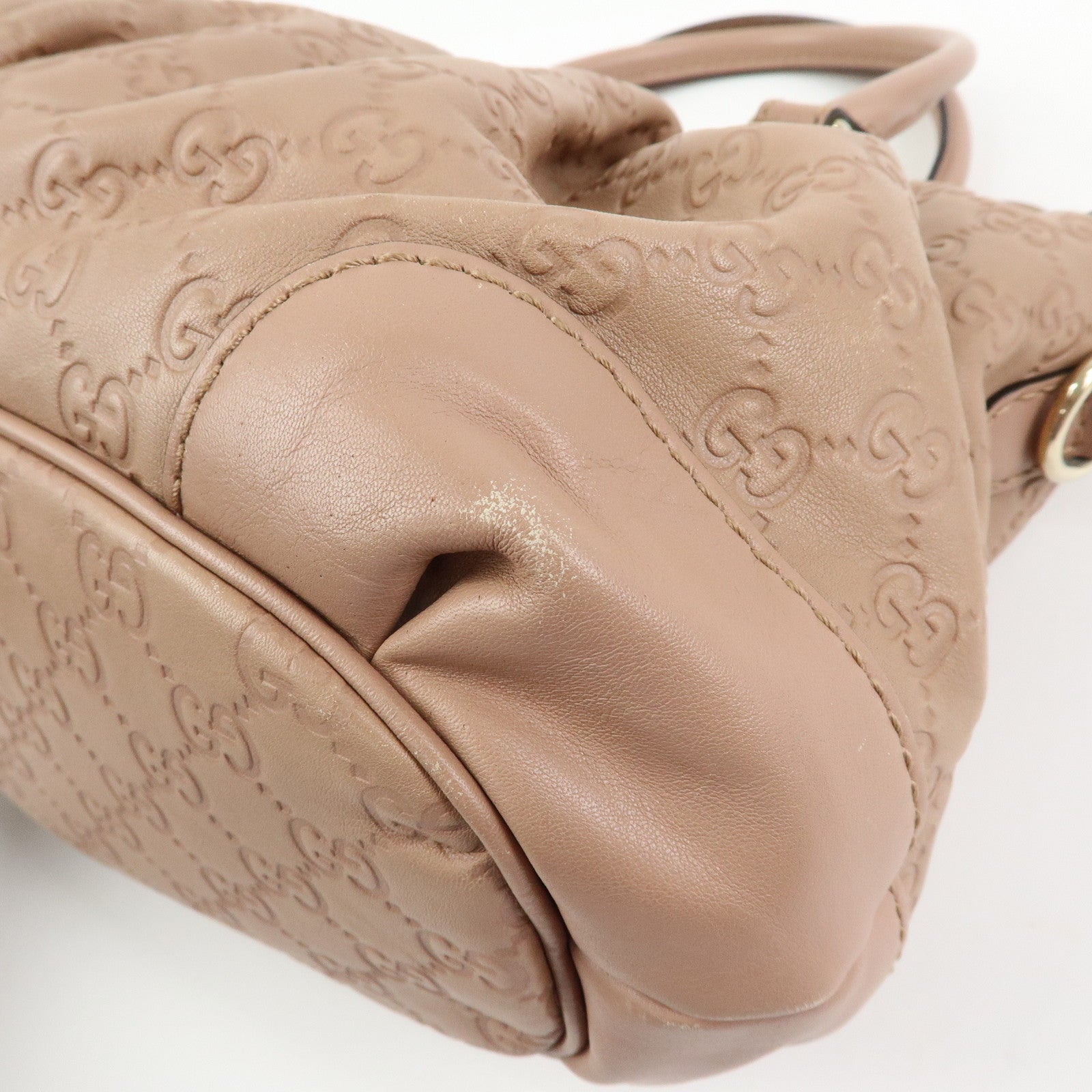 GUCCI Sukey Interlocking G Leather 2Way Shoulder Hand Bag 247902