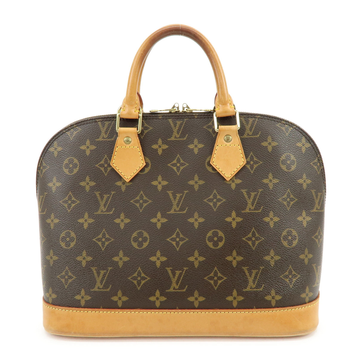 Louis Vuitton Monogram Alma PM Hand Bag Brown M51130