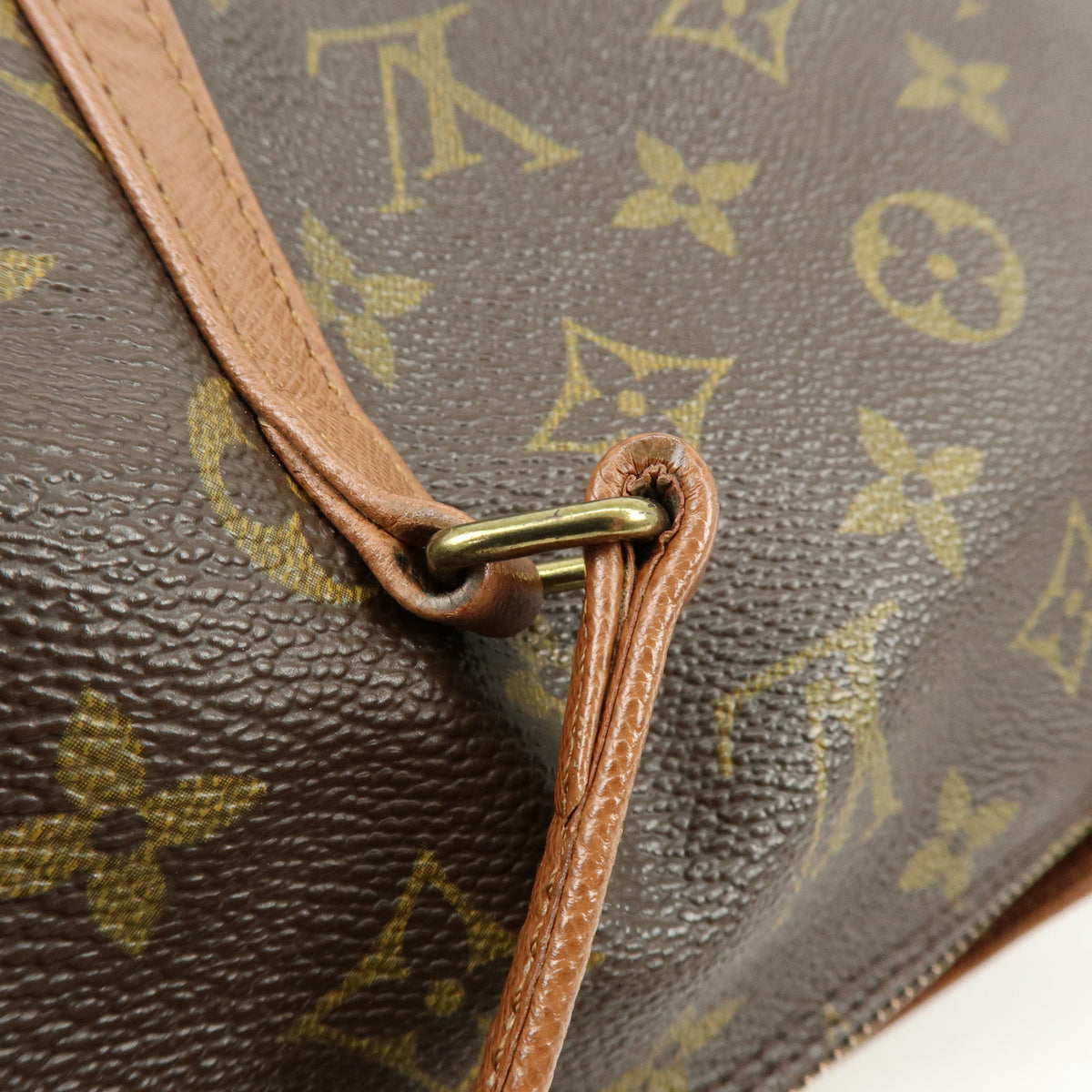 Louis Vuitton Monogram Papillon 30 Hand Bag Brown M51365