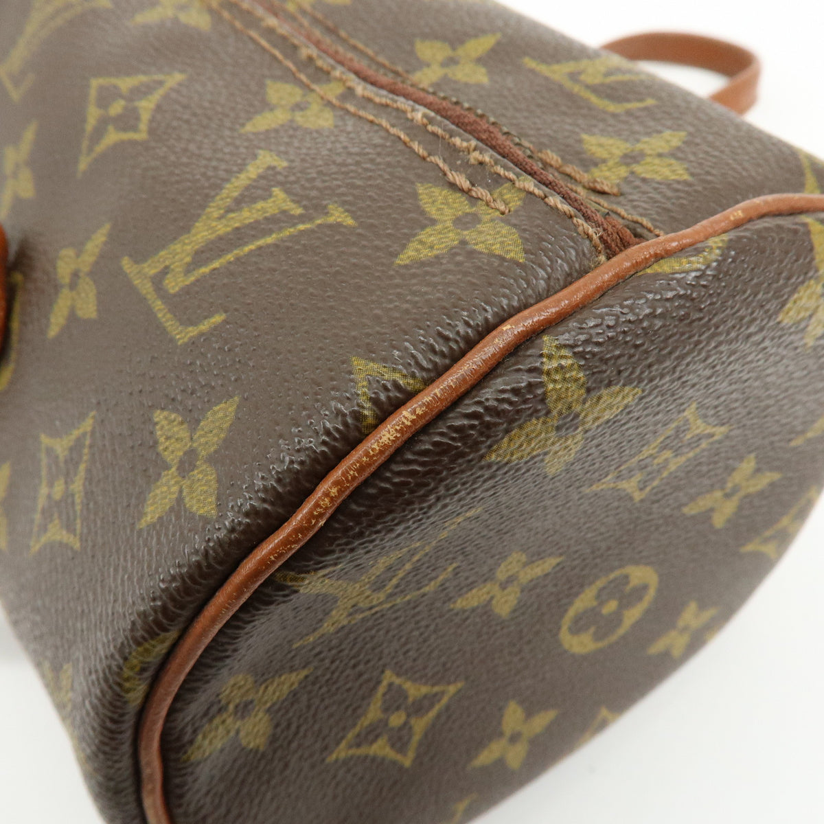 Louis Vuitton Monogram Papillon 30 Hand Bag Brown M51365