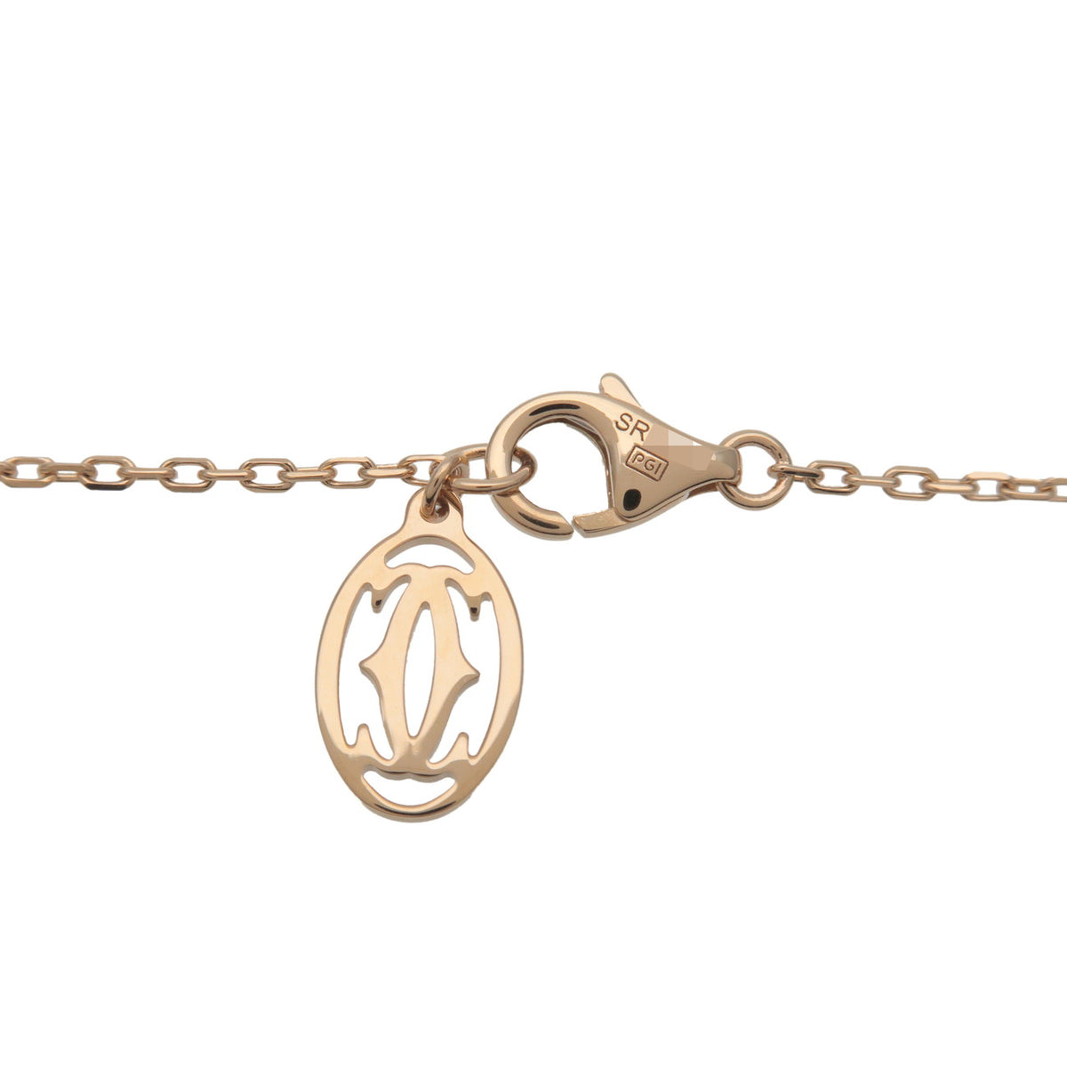 Cartier D'amour 1P Diamond Necklace SM K18 750 Yellow Gold