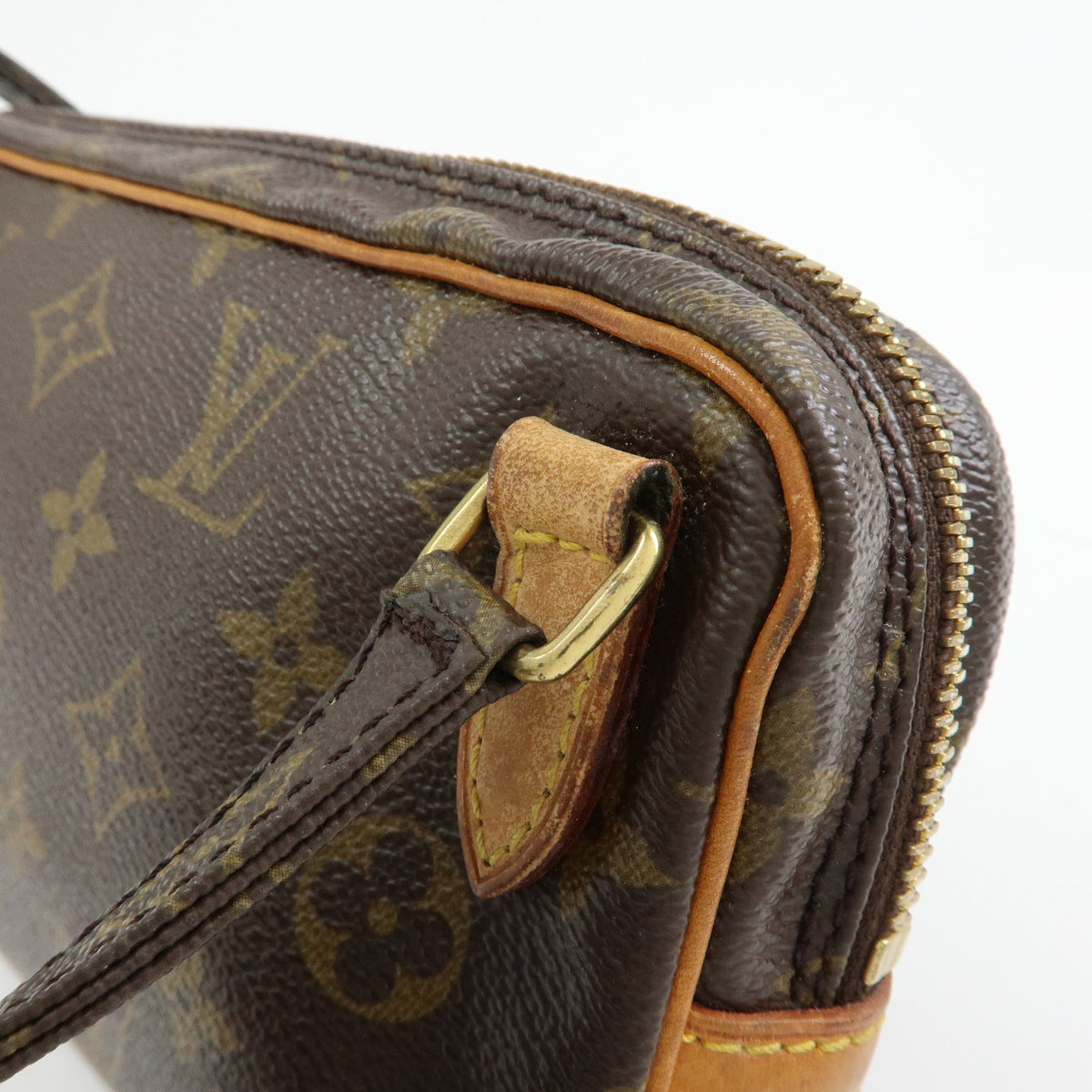 Louis Vuitton Monogram Pochette Marly Bandouliere Bag Brown M51828