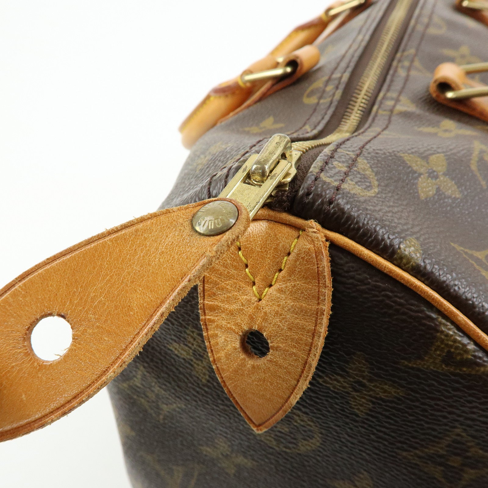 Louis Vuitton Monogram Speedy 35 Boston Bag Hand Bag Brown M41524