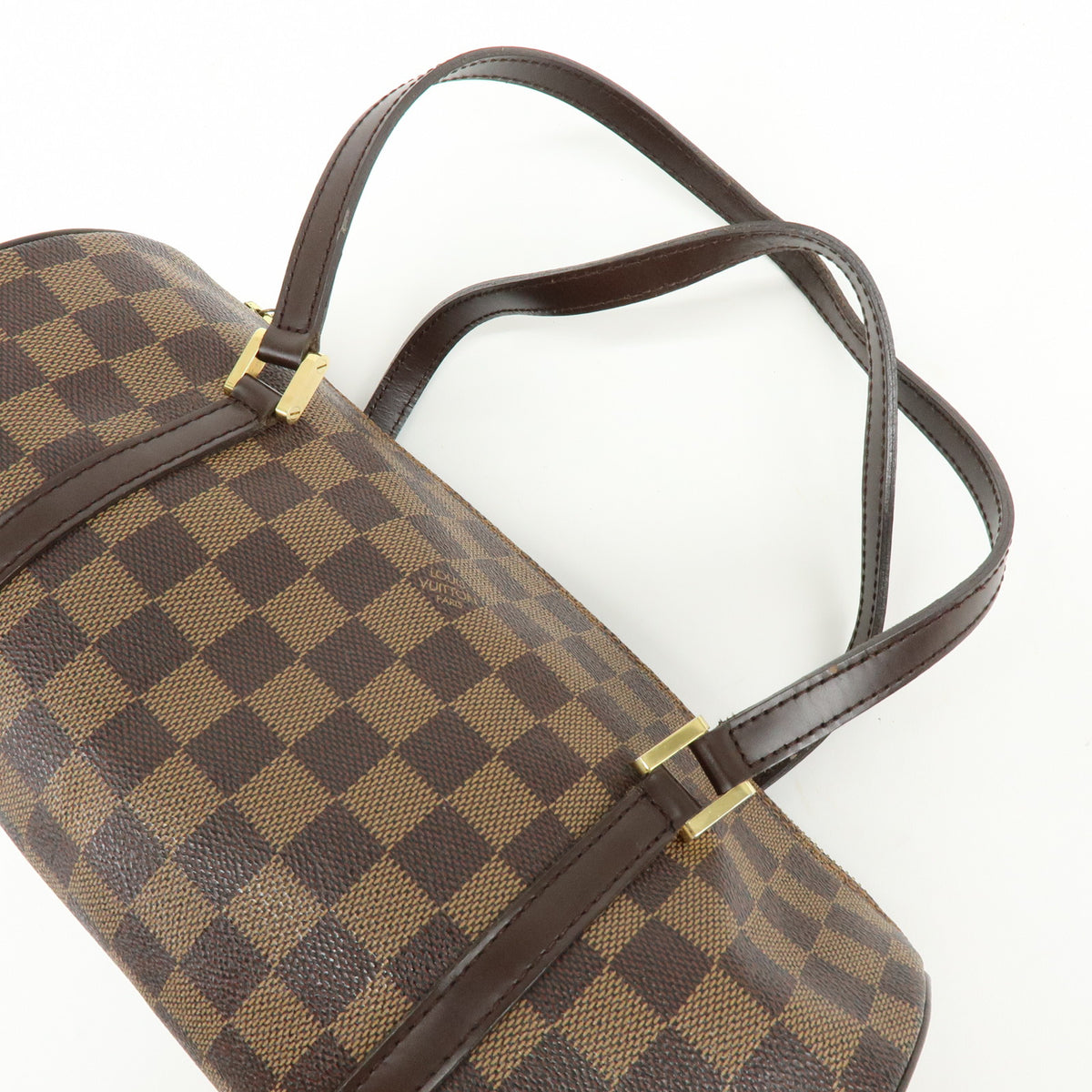 Louis Vuitton Damier Ebene Papillon 30 Hand Bag Brown N51303