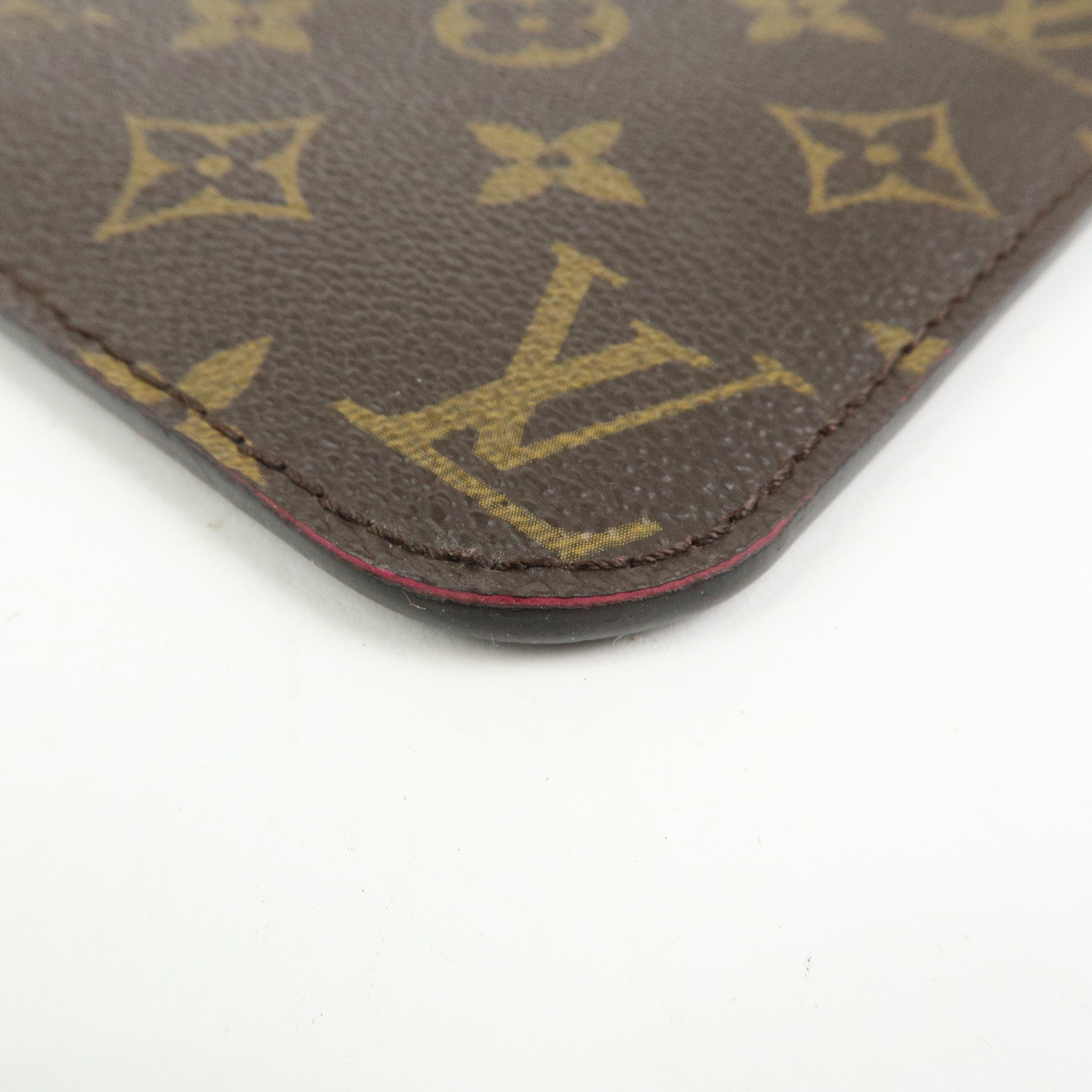Louis Vuitton Monogram Canvas Pouch for Neverfull PM Tote Bag Pivoine