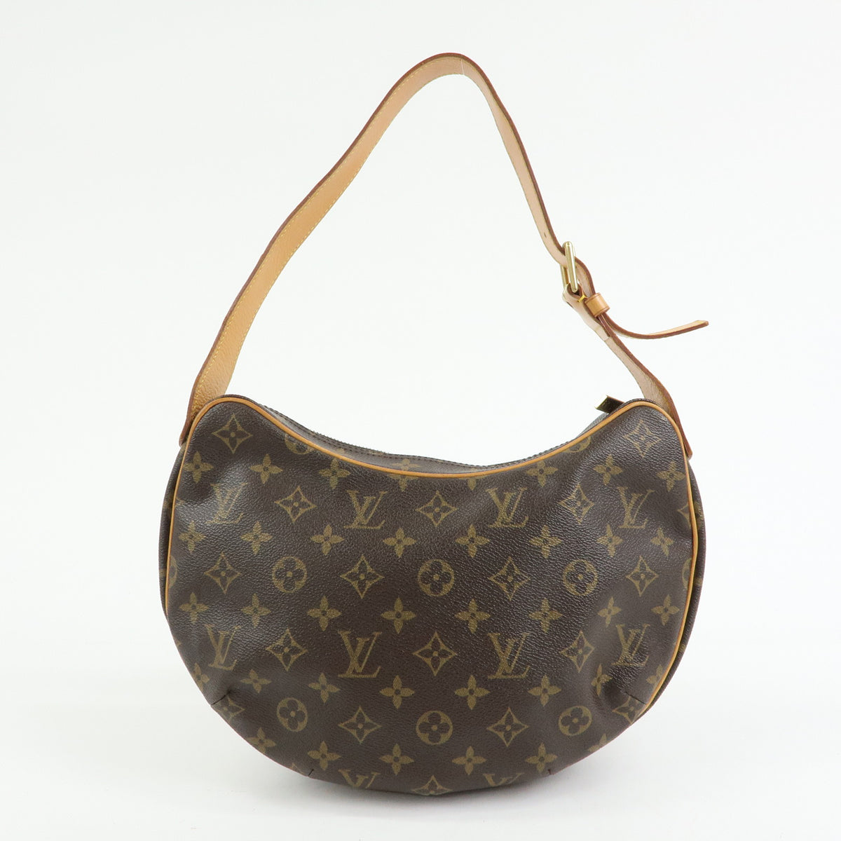Louis Vuitton Monogram Croissant MM Shoulder Bag Brown M51512