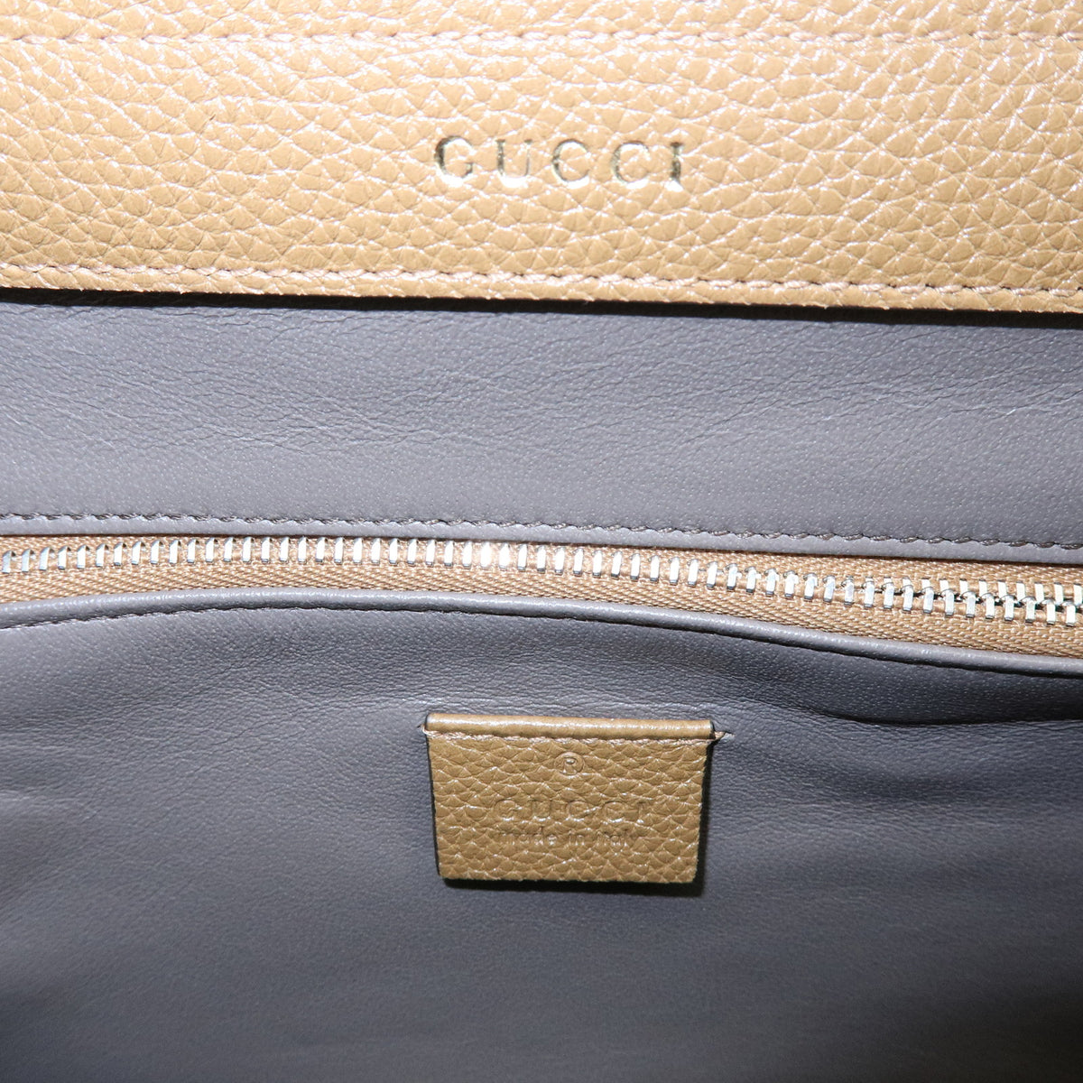 GUCCI Zumi Interlocking G Small Top Handle Leather 2Way Bag 569712
