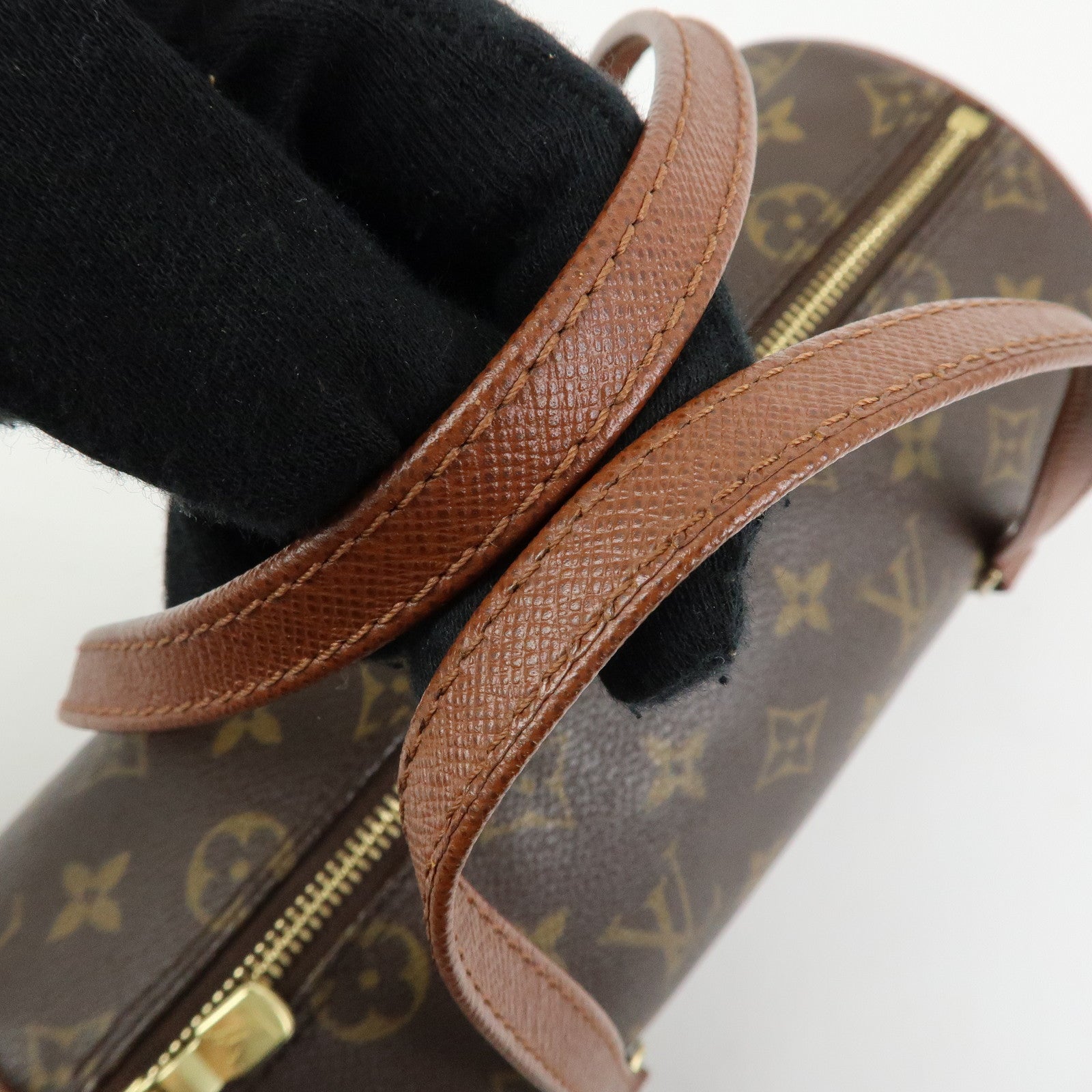 Louis Vuitton Monogram Papillon 26 Hand Bag Brown M51366