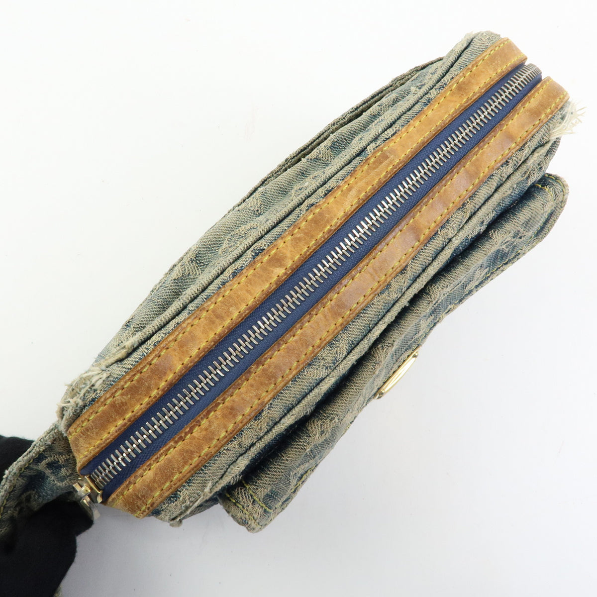 Louis Vuitton Monogram Denim Bum Bag Waist Bag Blue M95347