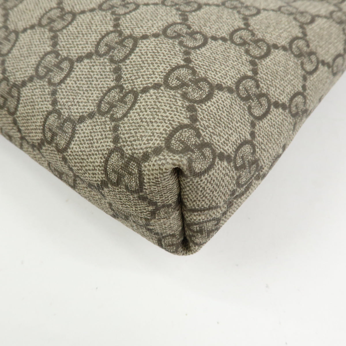 GUCCI Sherry GG Supereme Leather Shoulder Bag Beige 388926