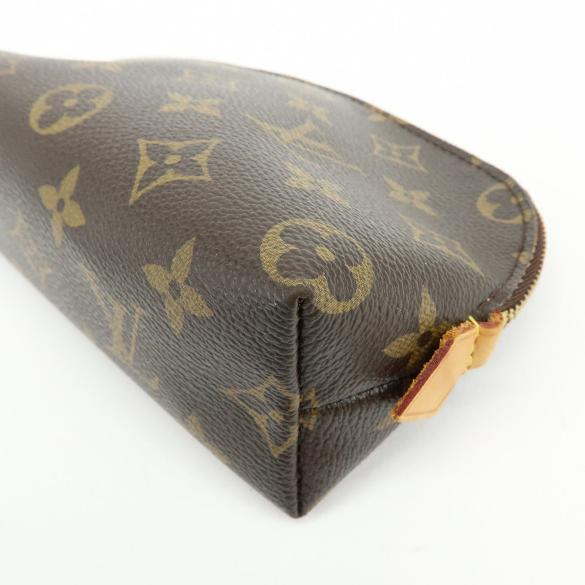 Louis Vuitton Monogram Pochette Cosmetic PM Pouch Brown M47515