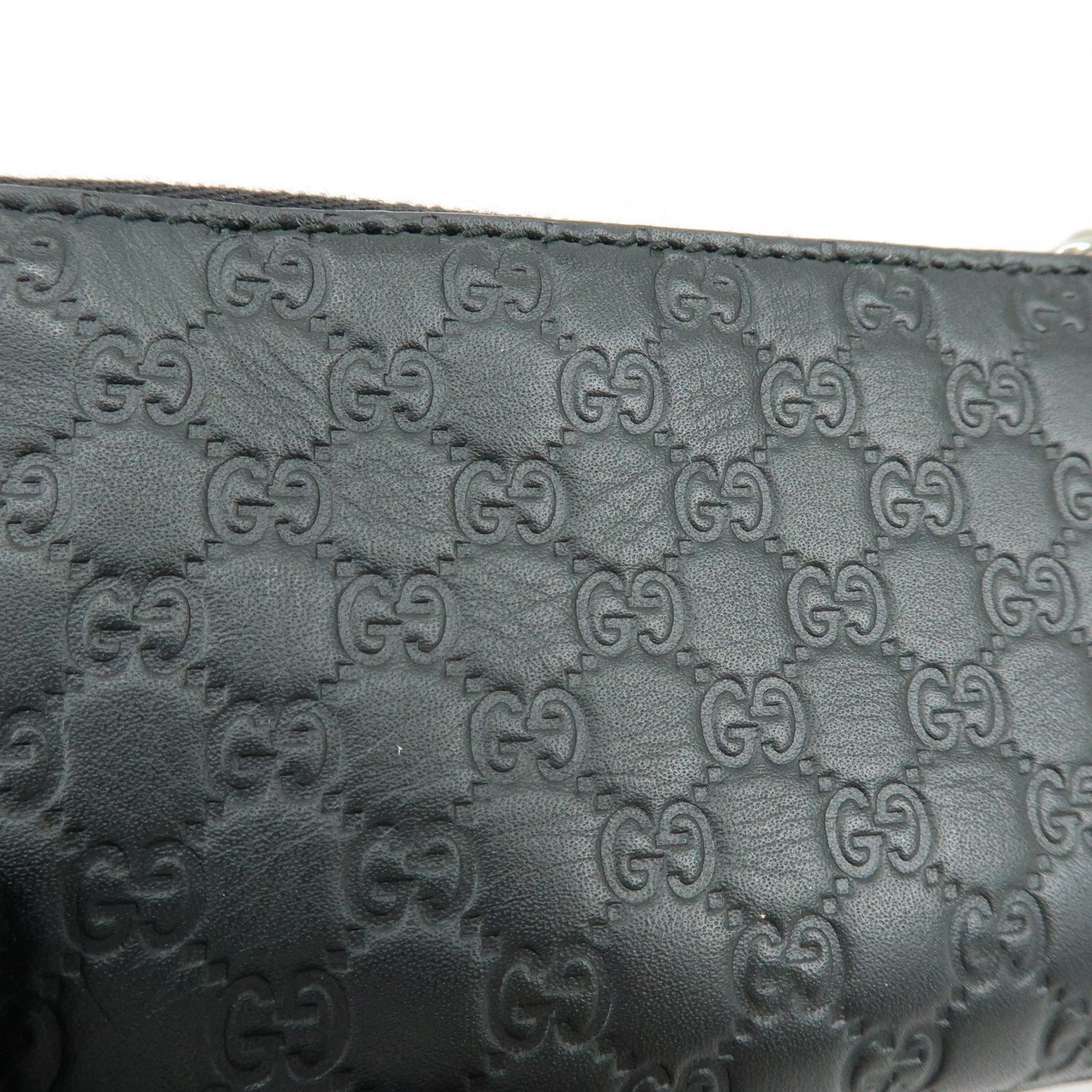 GUCCI  Microguccissima Calf Leather Coin Case Black 544476