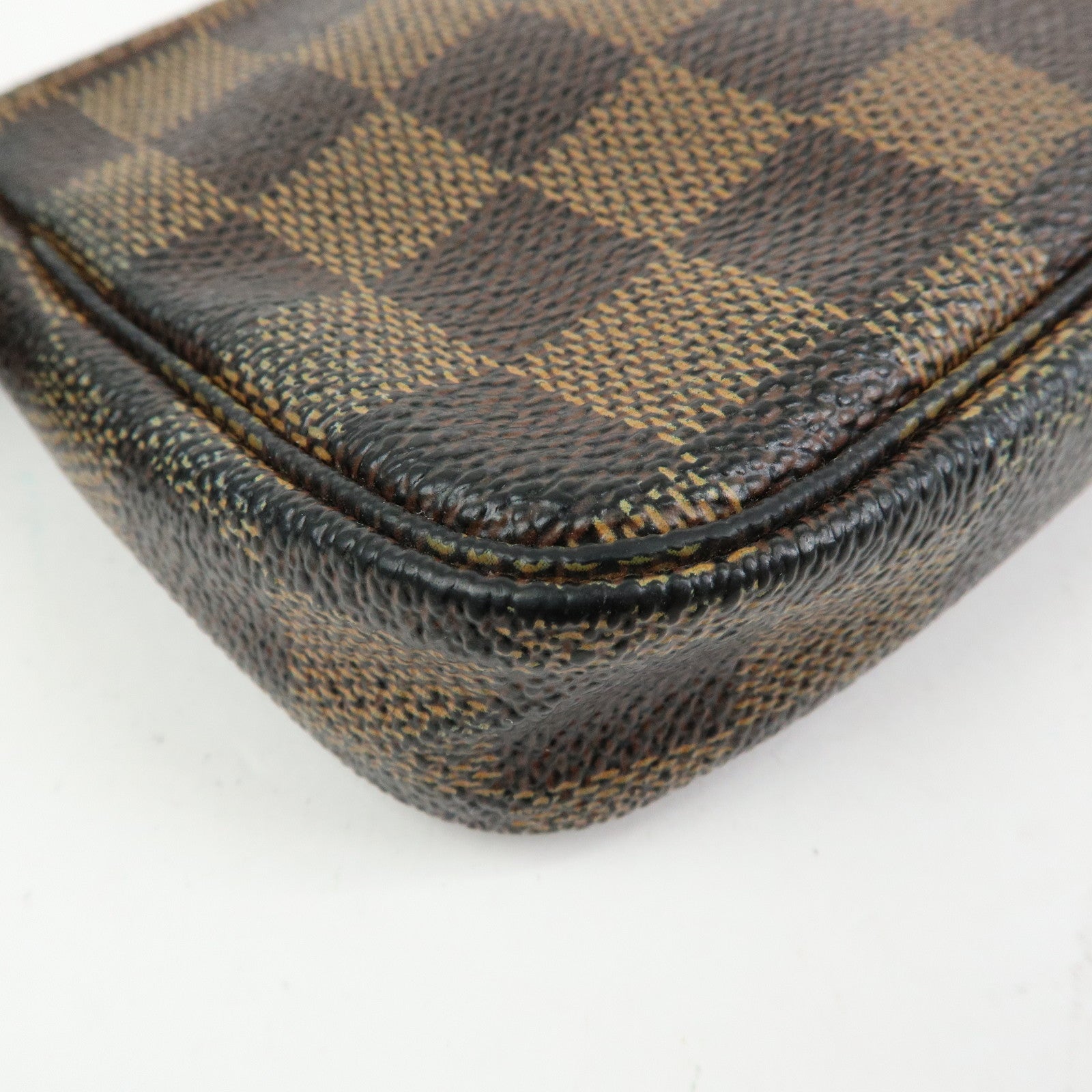 Louis Vuitton Damier T&B Mini Pochette Accessoires Pouch Brown N58011