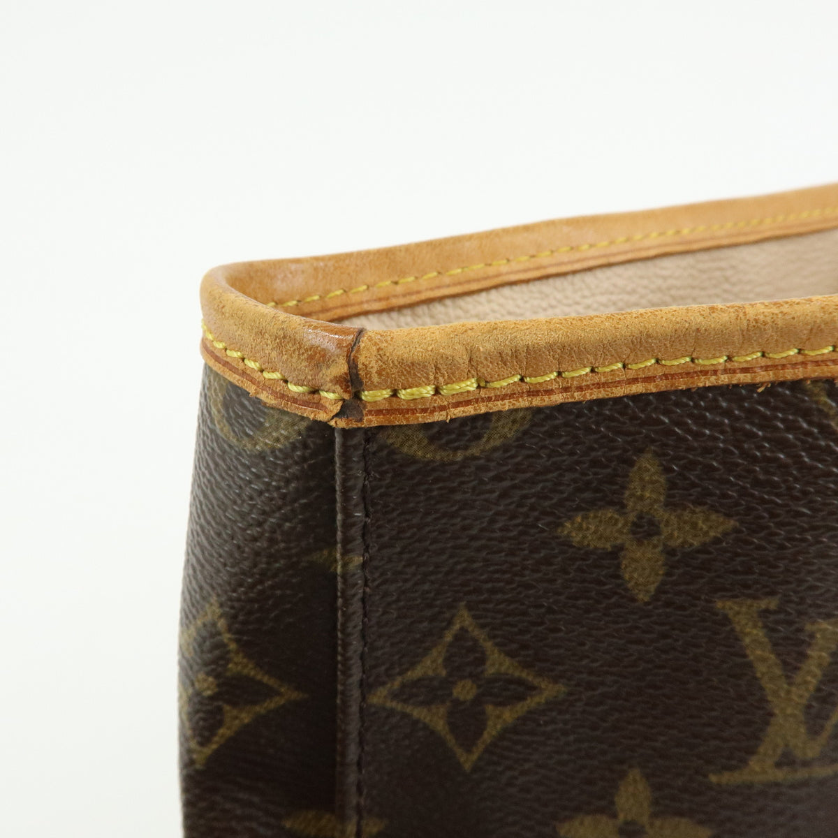 Louis Vuitton Monogram Canvas Bucket PM Hand Bag Brown M42238