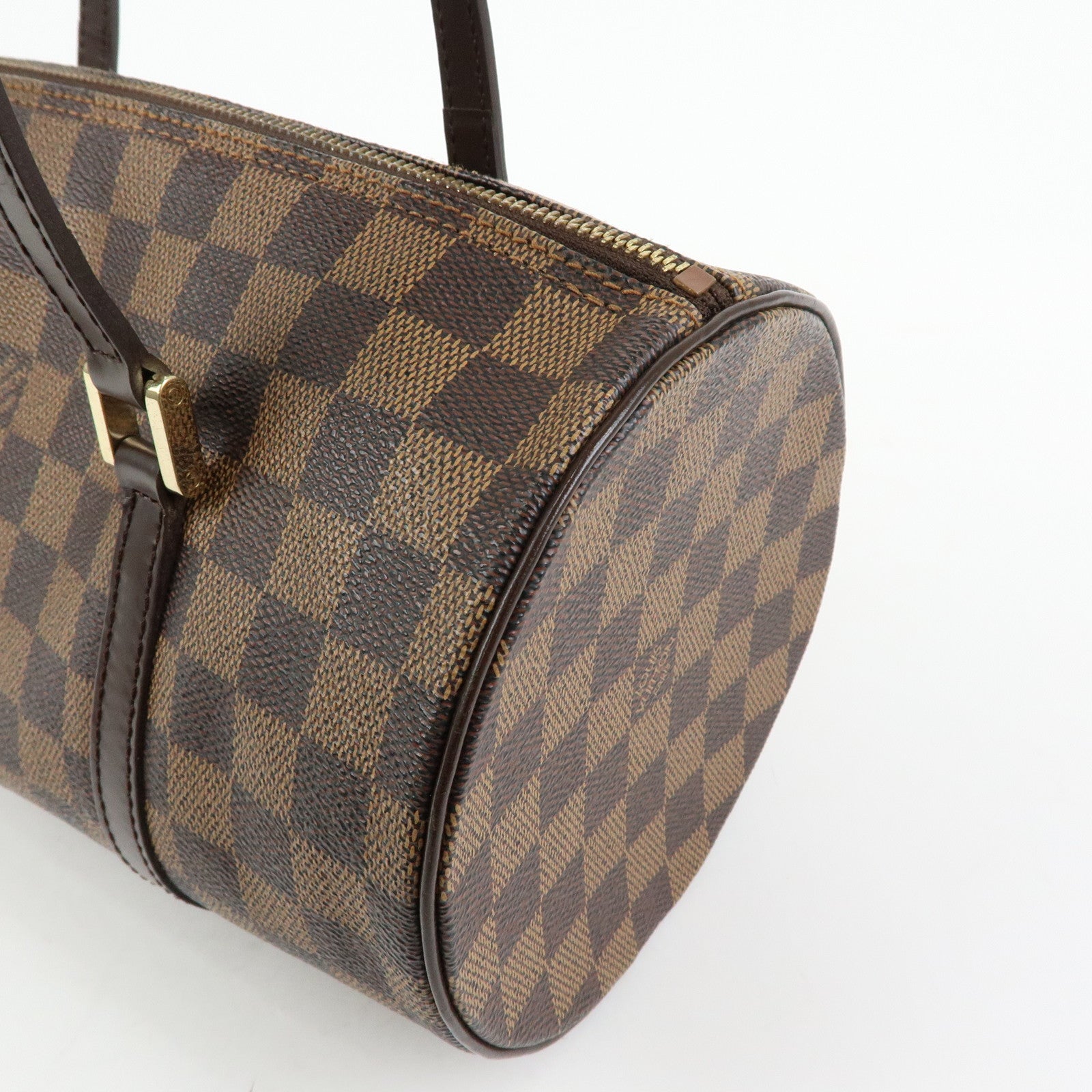 Louis Vuitton Damier Ebene Papillon 30 Hand Bag Brown N51303