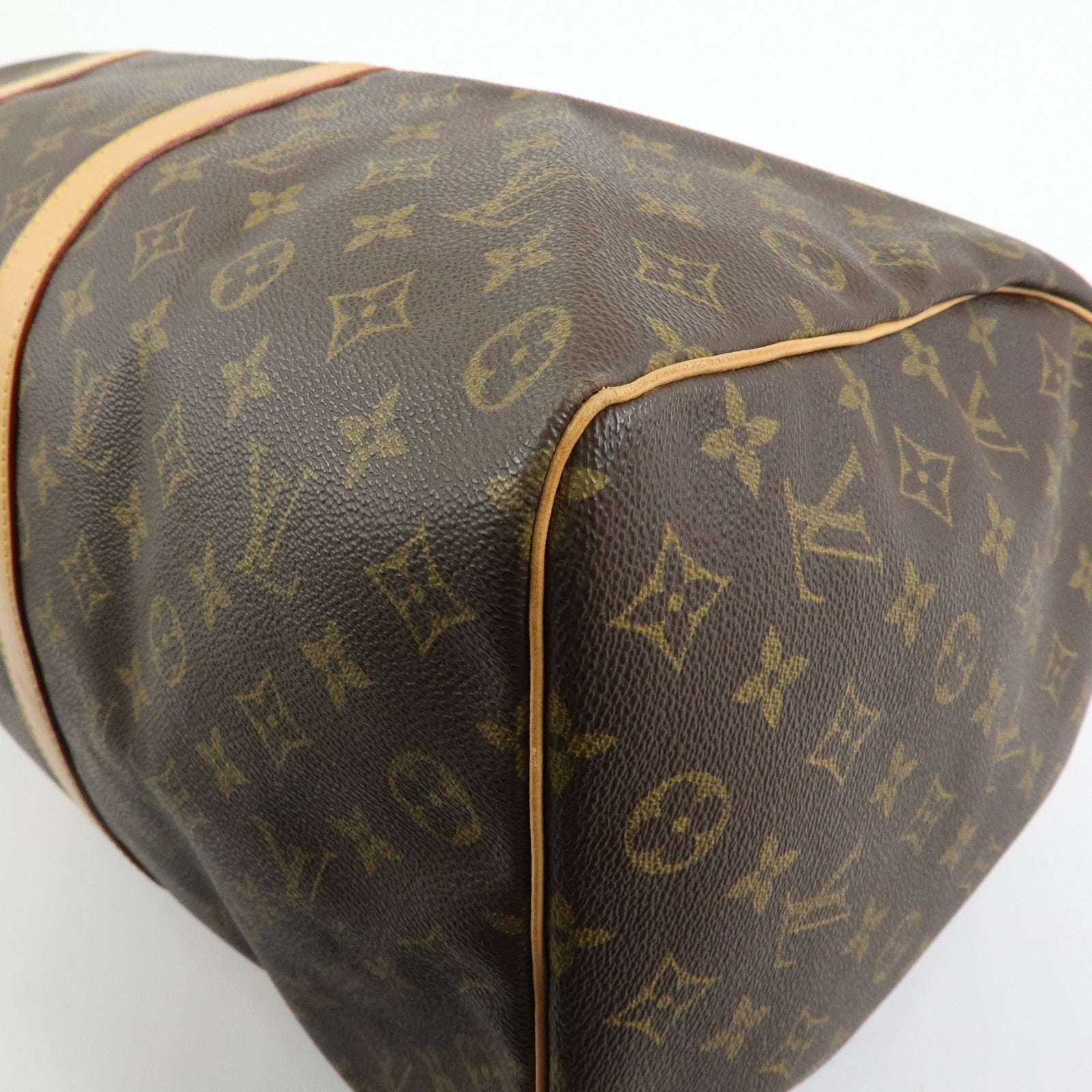 Louis Vuitton Monogram Keep All 50 Boston Bag Brown M41426