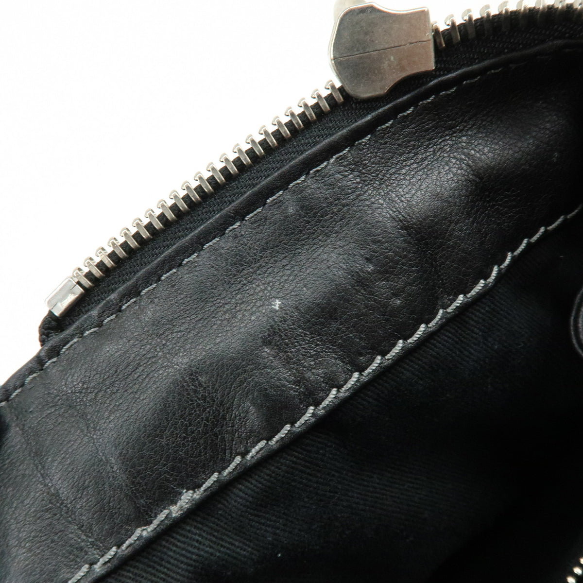 Chloe Paddington Leather Hand Bag Shoulder Bag Black