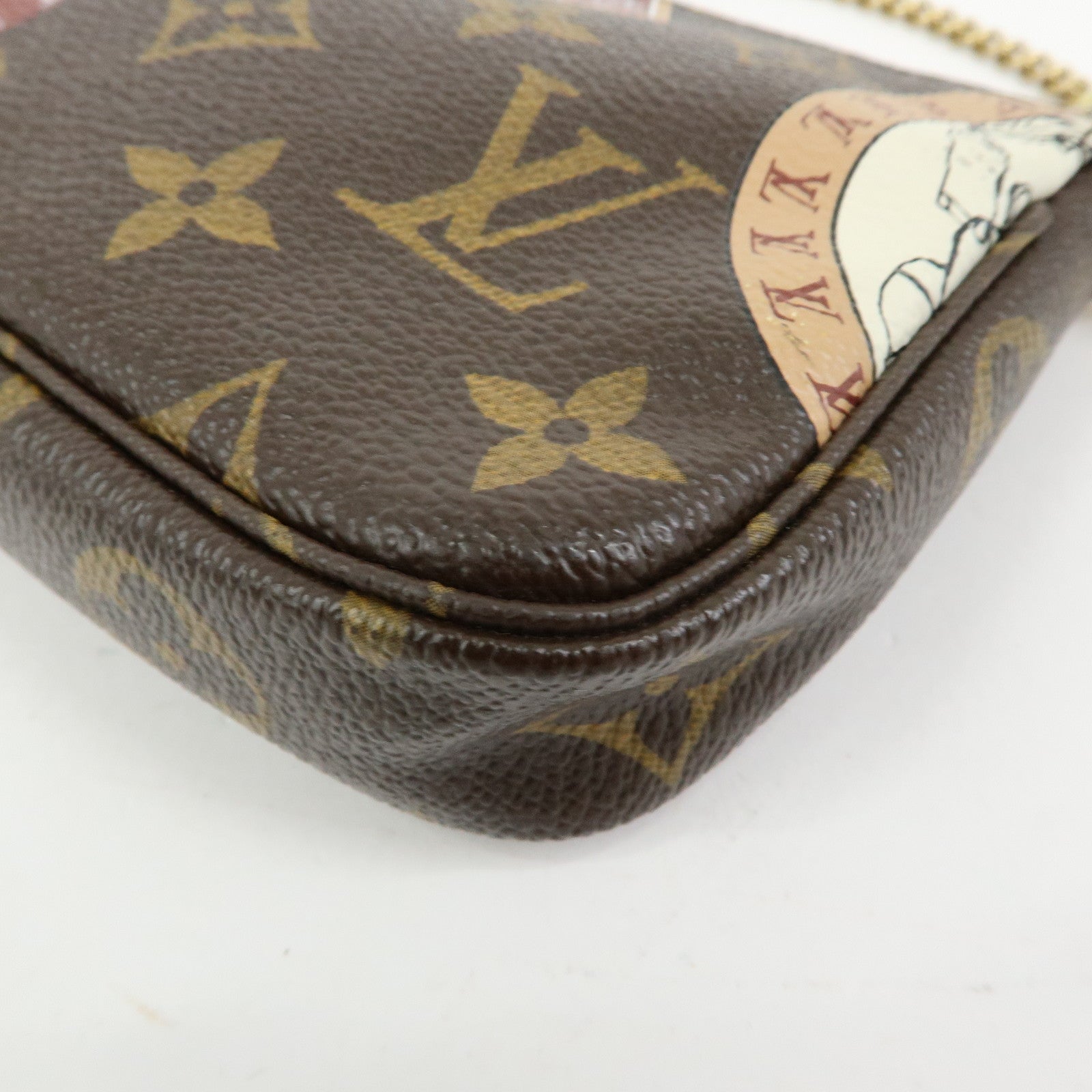 Louis Vuitton Monogram Mini Pochette Accessoire Patch Brown M95804