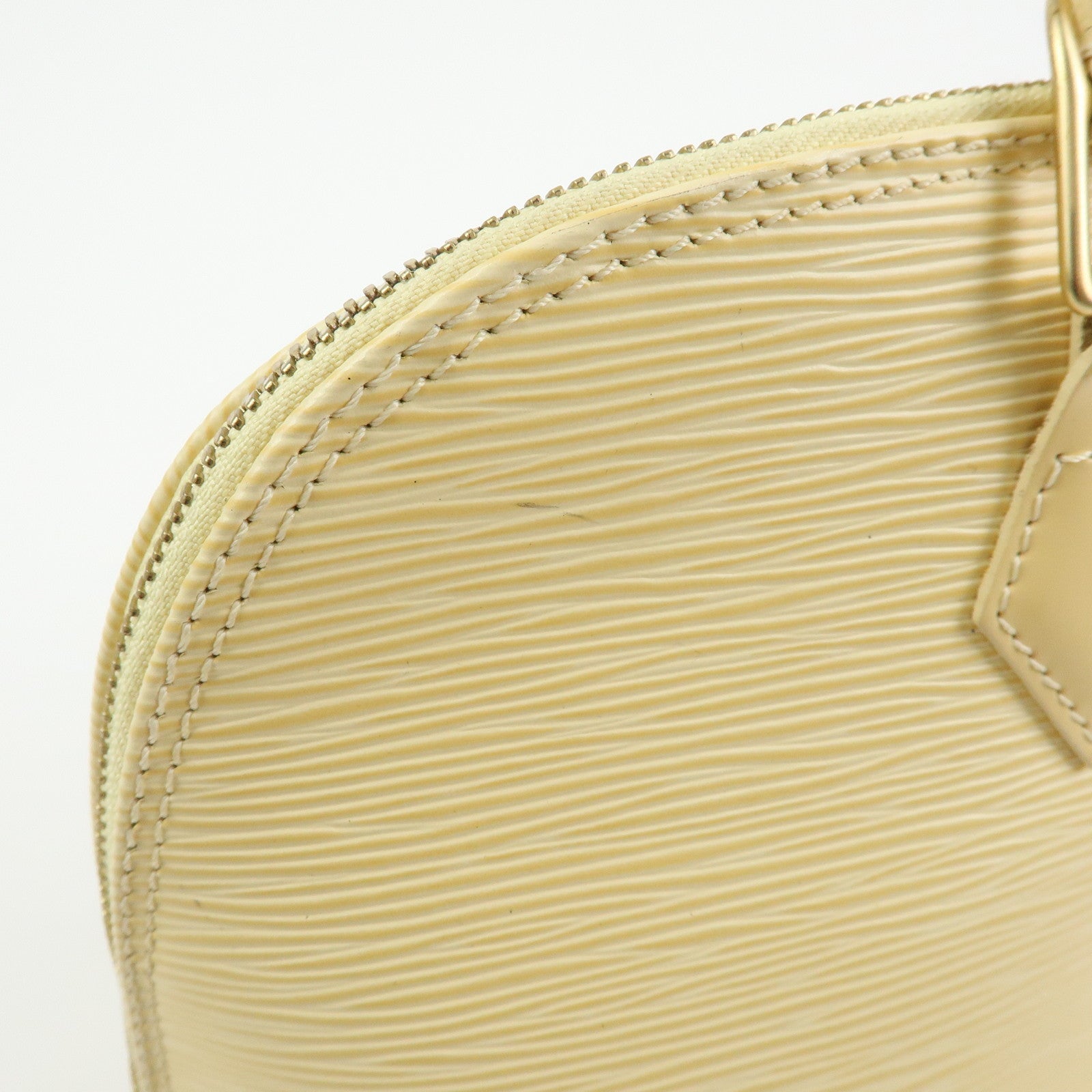 Louis Vuitton Alma Epi Leather Hand Bag Vanilla M5214A