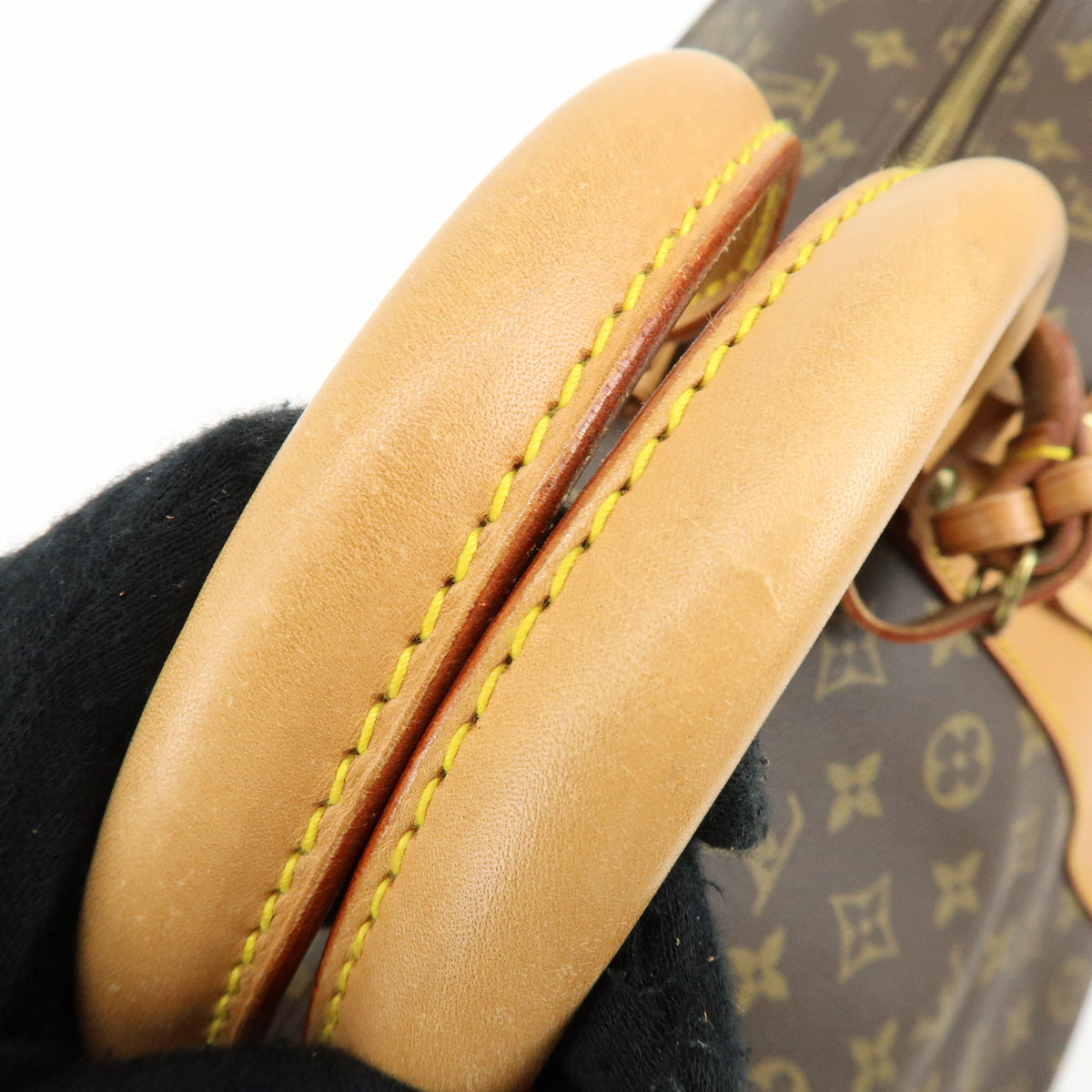 Louis Vuitton Monogram Keep All Bandouliere 60 Boston Bag Brown M41412
