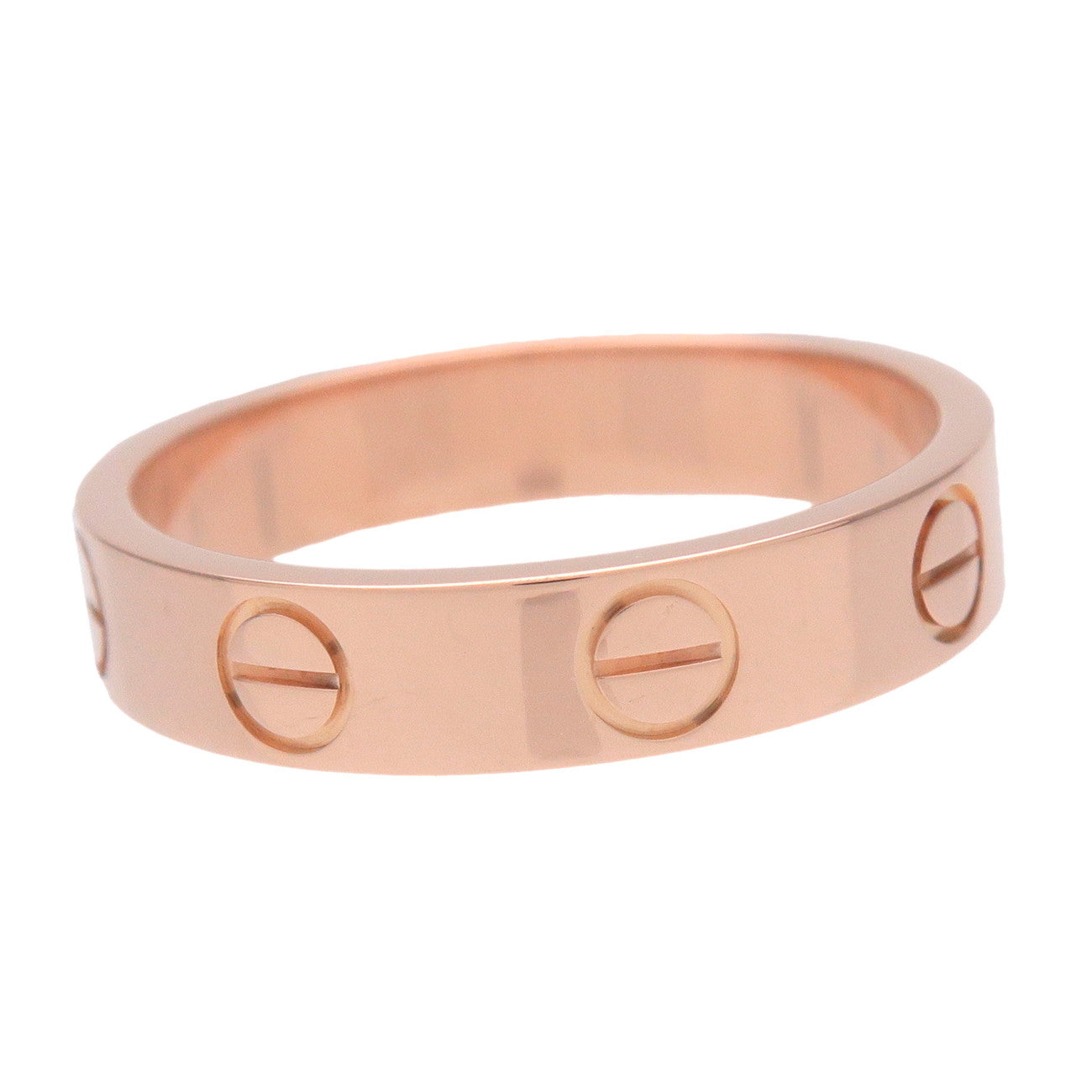 Cartier Mini Love Ring K18 750PG Rose Gold #48 US4.5 EU48 HK9