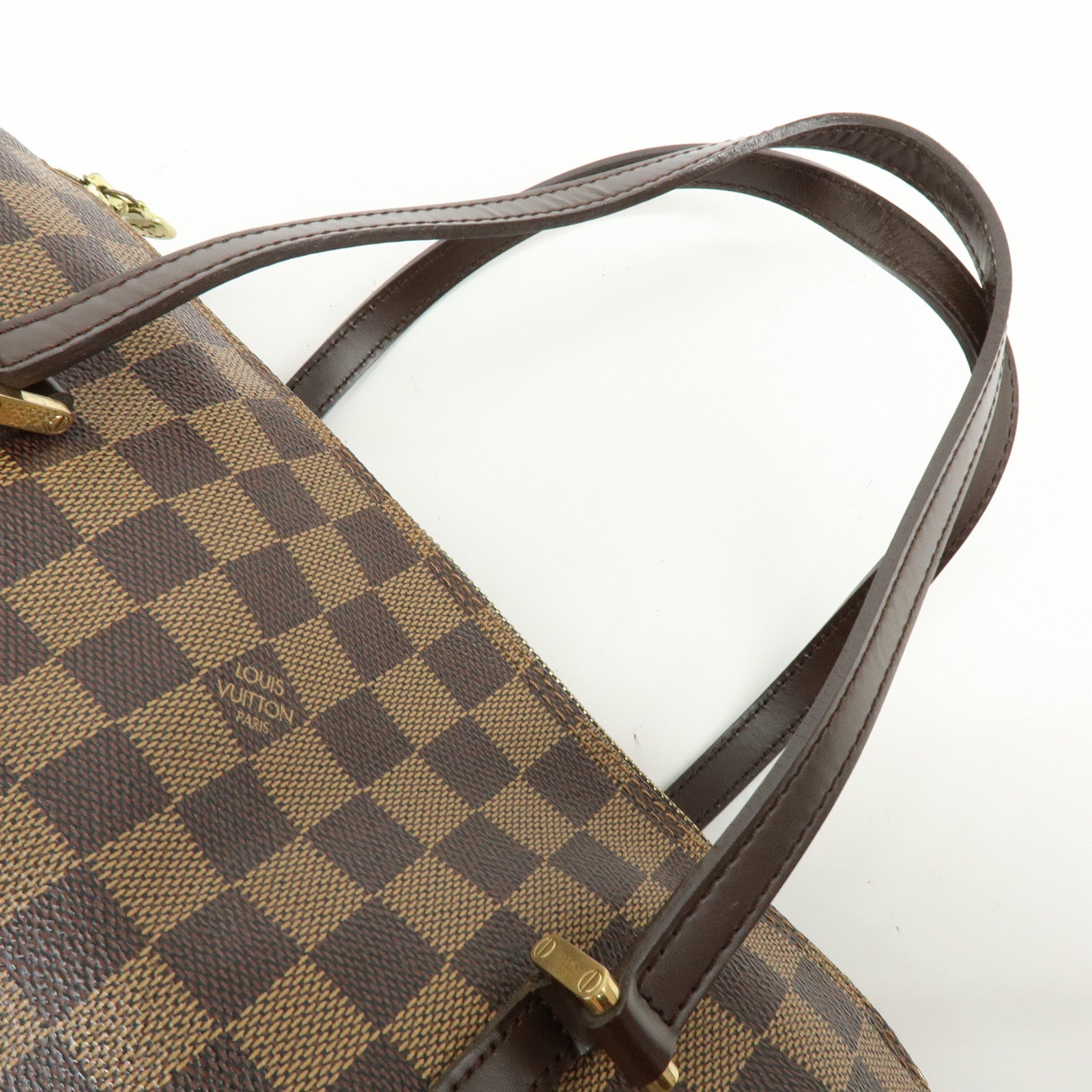 Louis Vuitton Damier Ebene Papillon 30 Hand Bag Brown N51303
