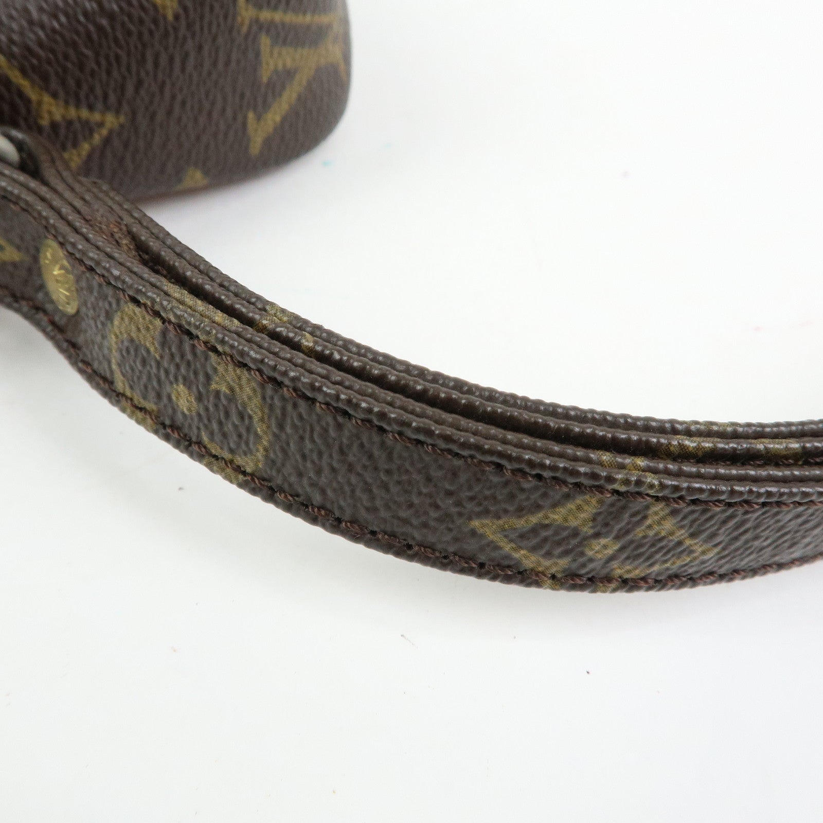 Louis Vuitton Monogram Marly Dragonne PM Clutch Bag Brown M51827