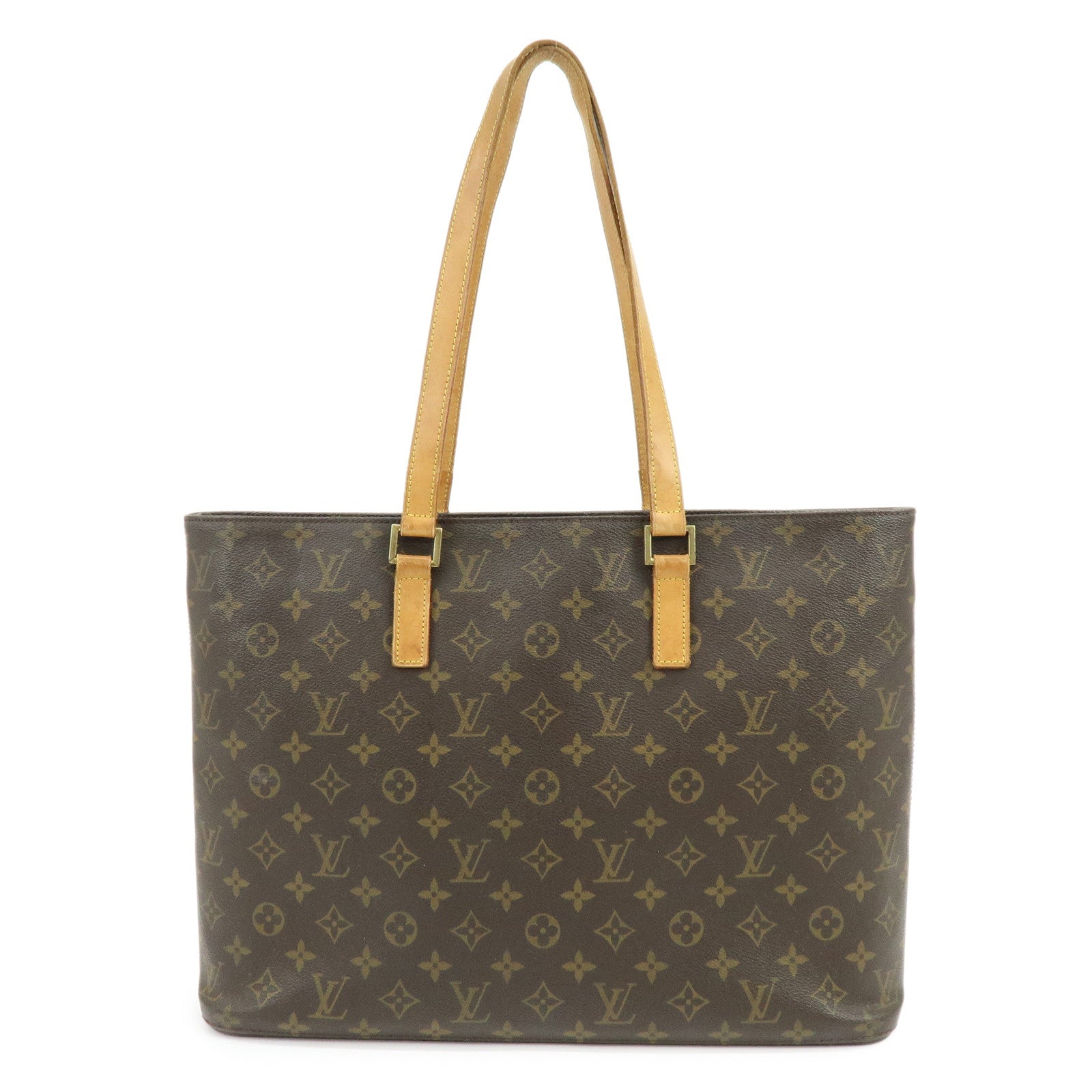 Louis Vuitton Monogram Luco Tote Bag Shoulder Bag Brown M51155