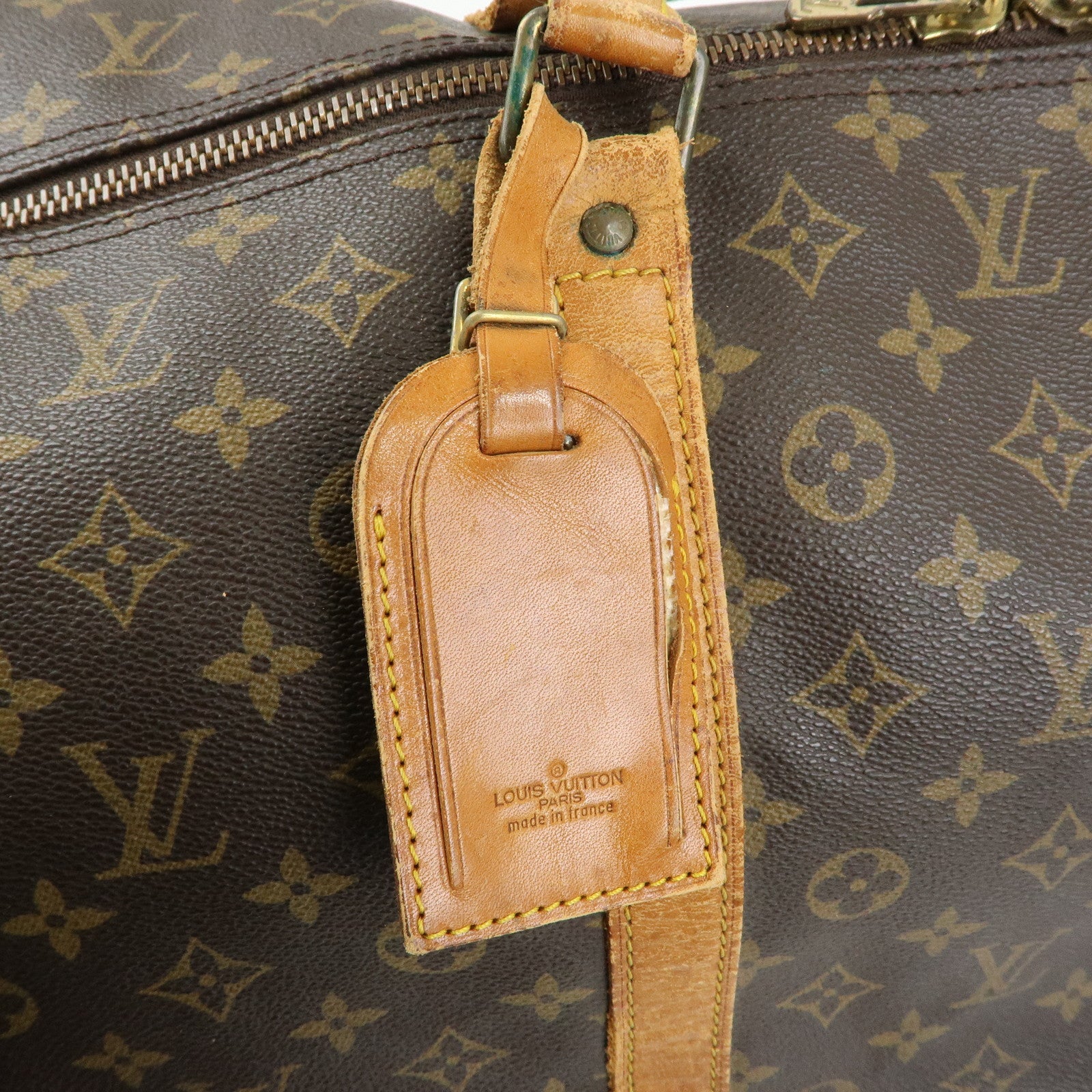 Louis Vuitton Monogram Keep All Bandouliere 60 Boston Bag M41412