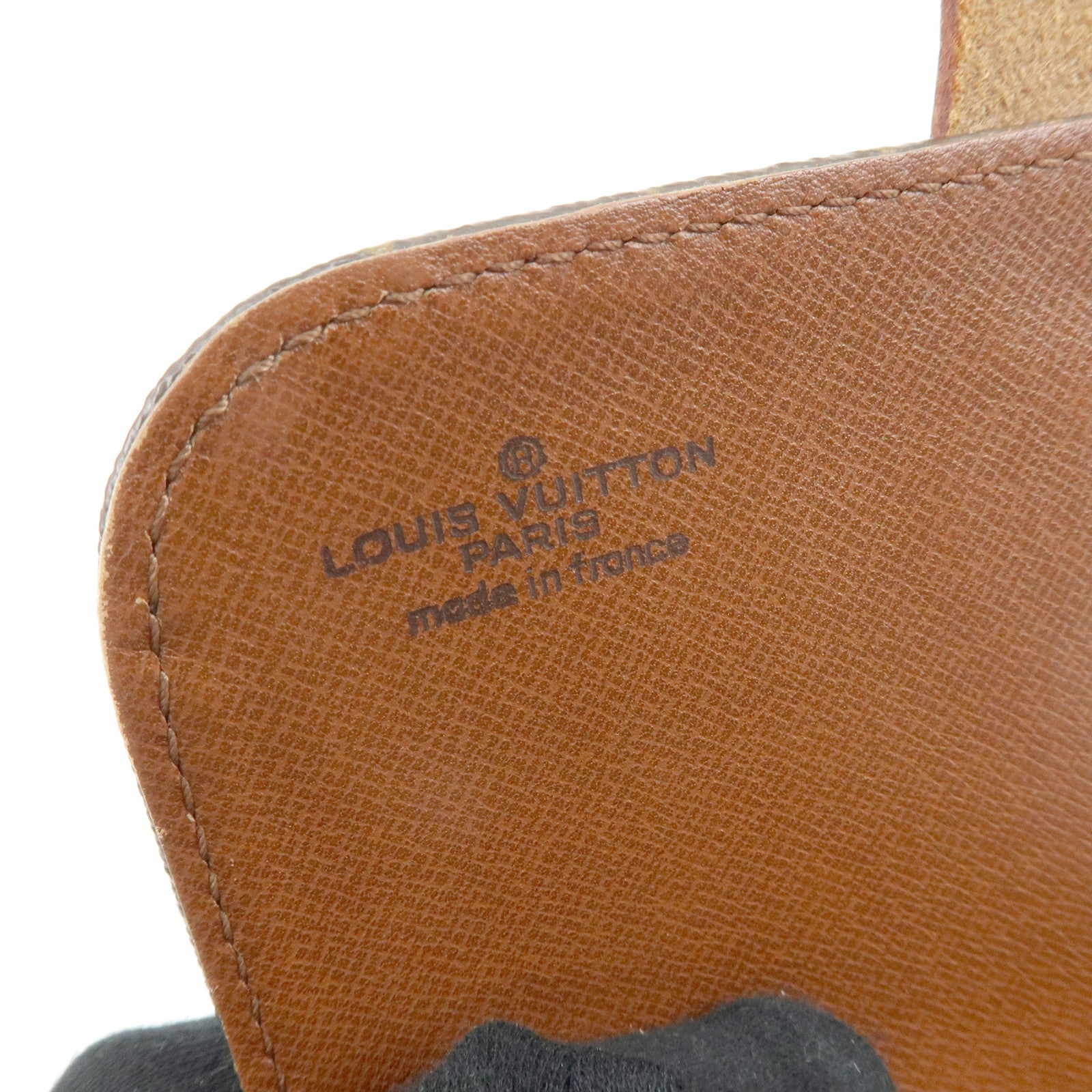 Louis Vuitton Monogram Mini Cartouchiere Shoulder Bag Brown M51254