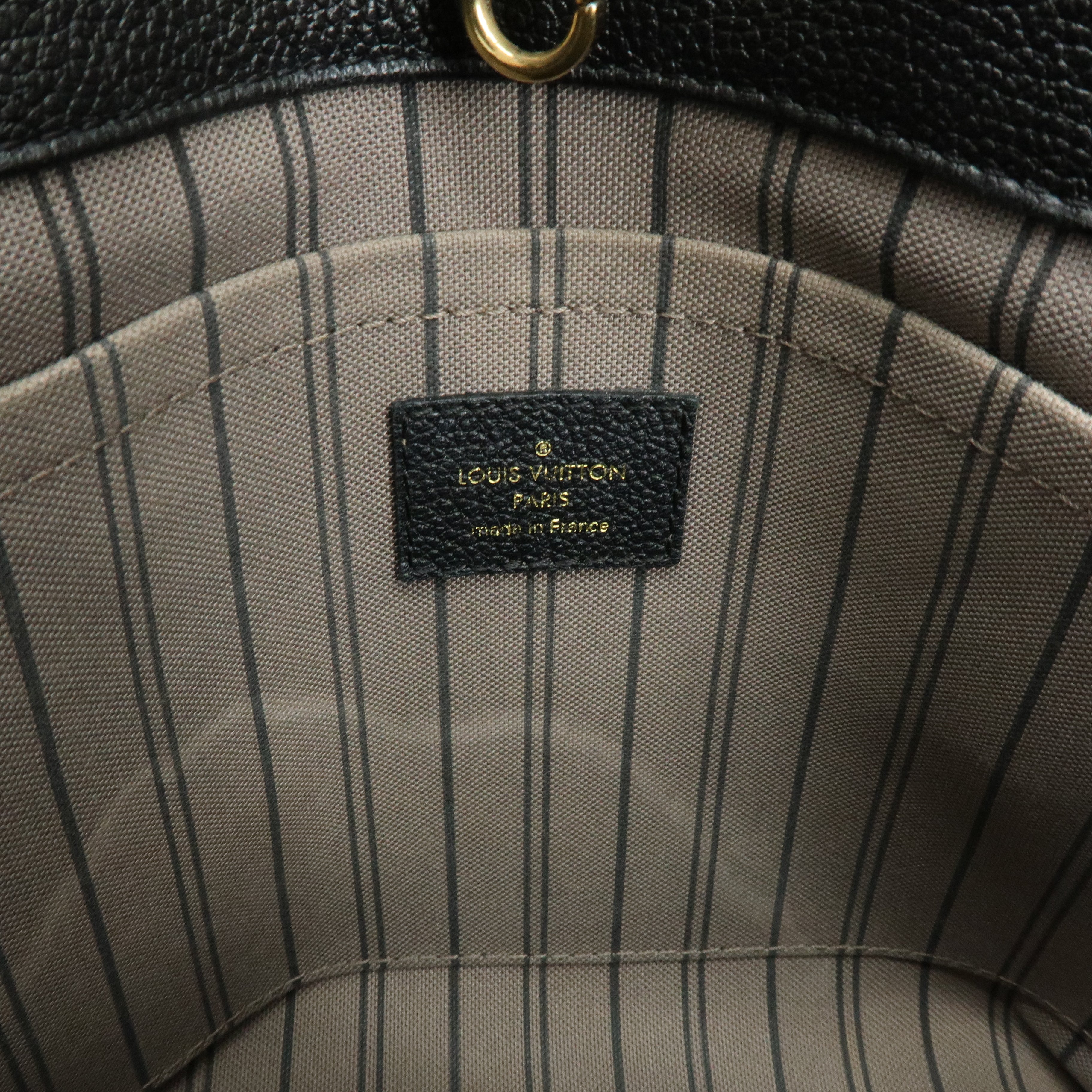Louis Vuitton Monogram Empreinte Montaigne MM 2Way Hand Bag Noir M41048