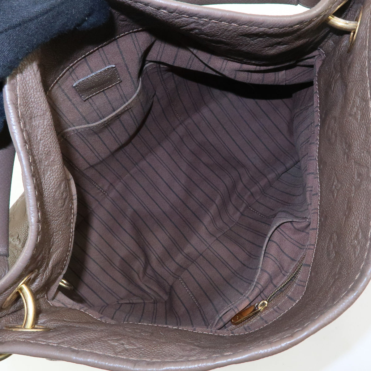 Louis Vuitton Monogram Empreinte Artsy MM Hand Bag Terre M94171
