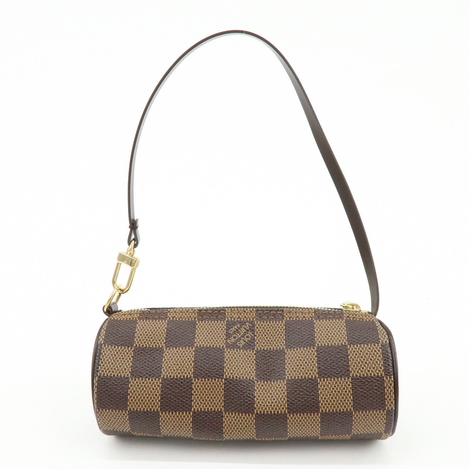 Louis Vuitton Damier Mini Pouch for Papillon Bag Brown Damier Ebene